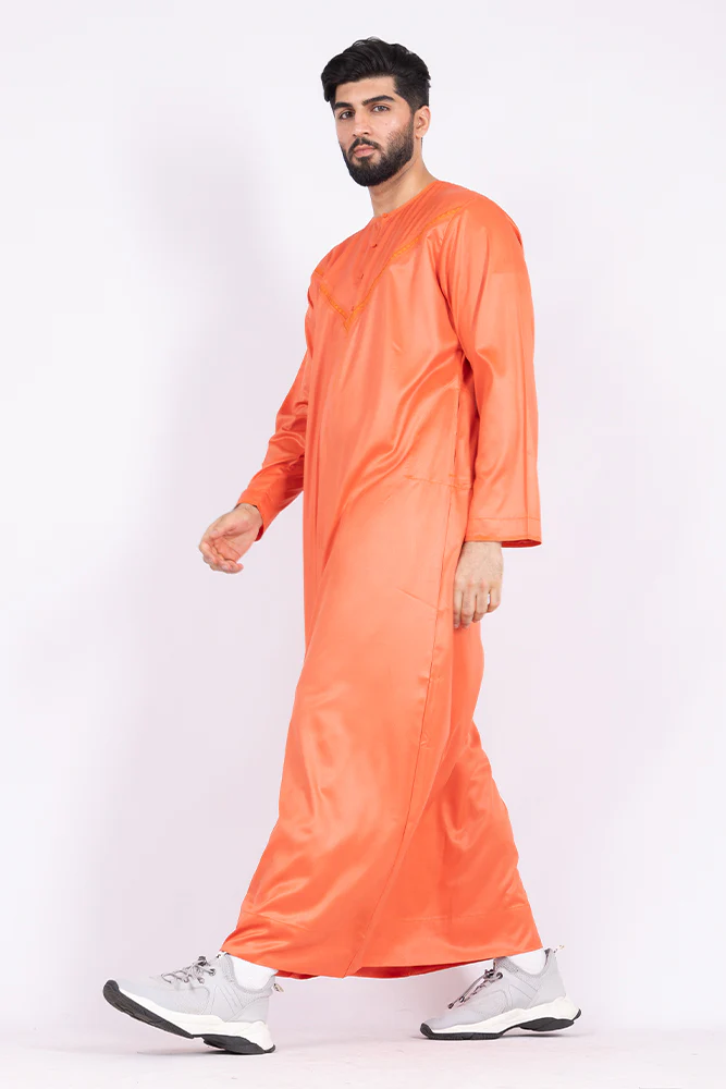 Atomic Tangerine Omani Thobe - Image 3