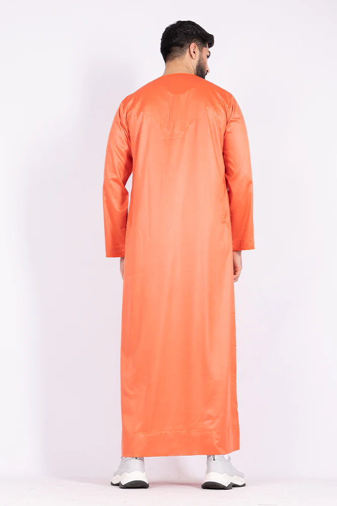 Atomic Tangerine Omani Thobe - Image 6