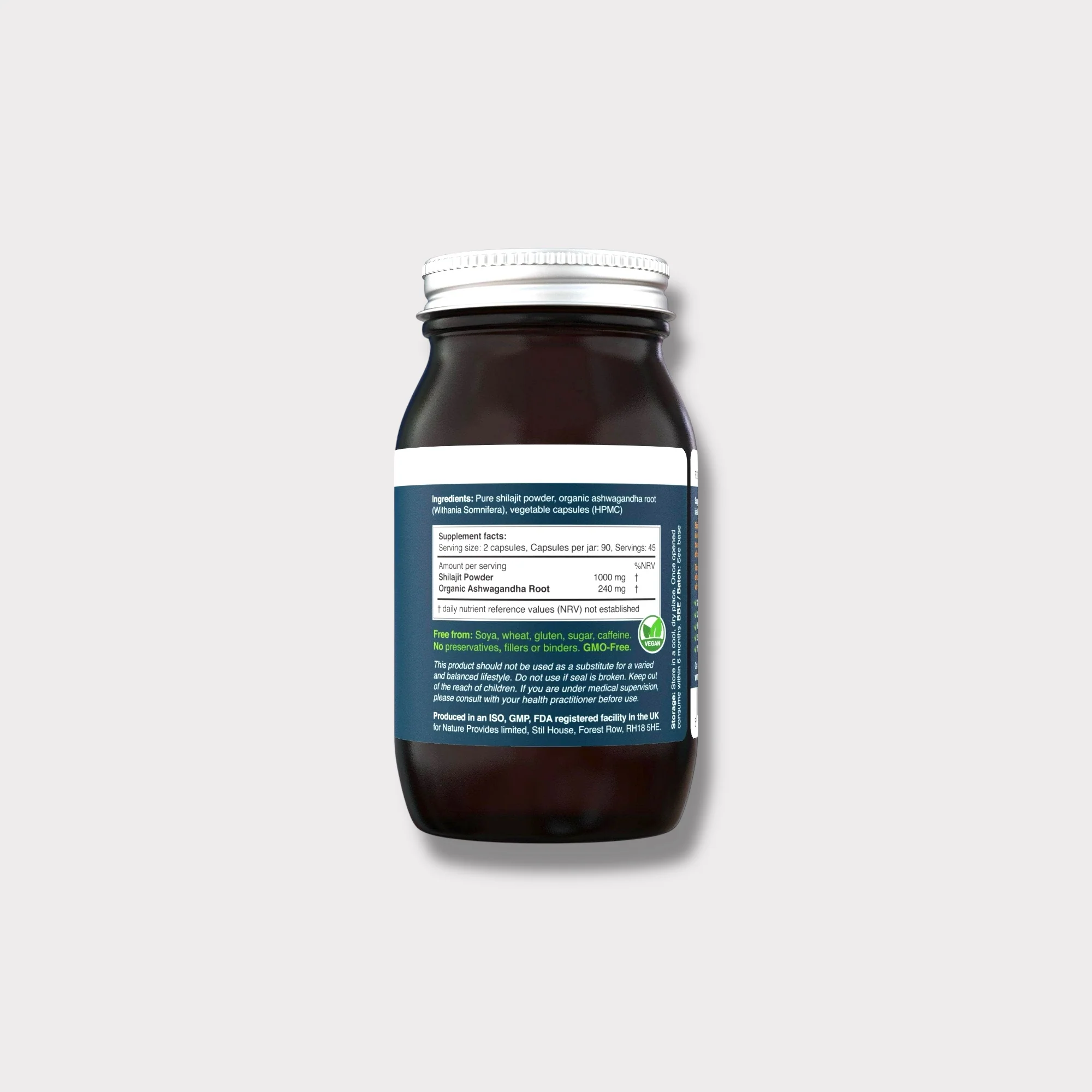 Ayurvedic Shilajit (1000mg) and Organic Ashwagandha - Image 3