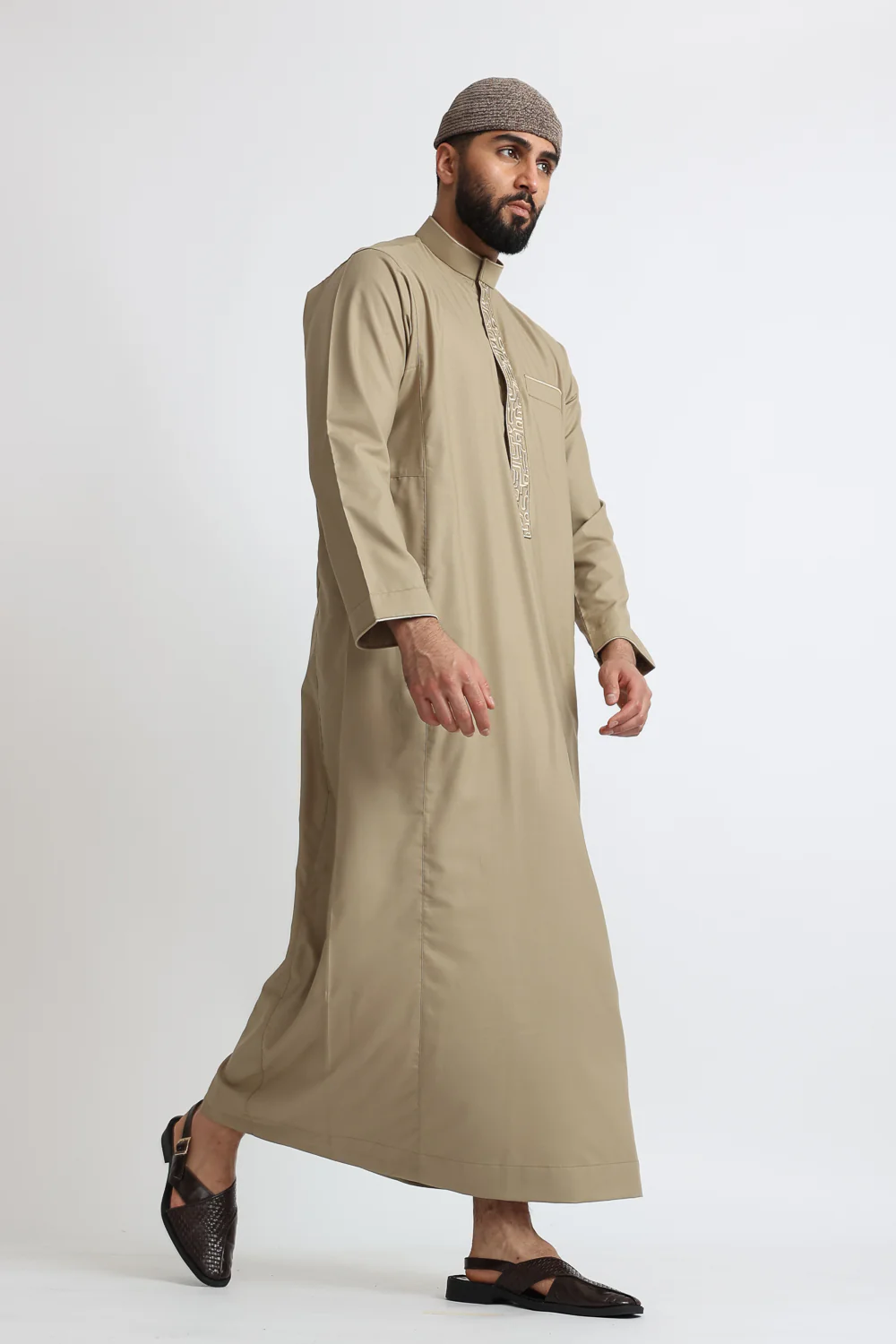 Beige Al Huruf Jubba - Image 2