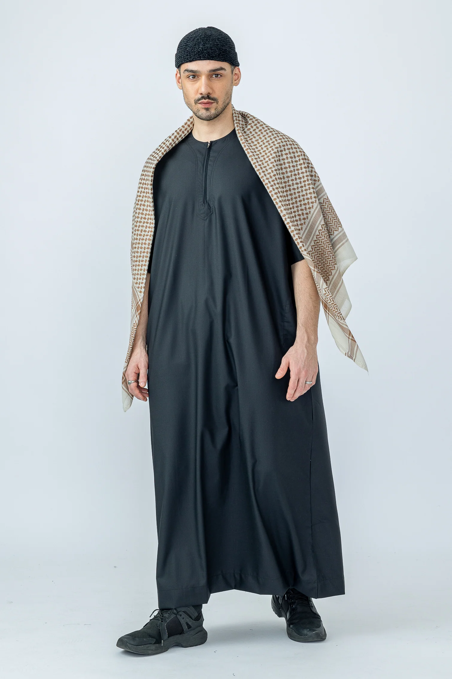 Black Half Sleeve Jubba - Image 6