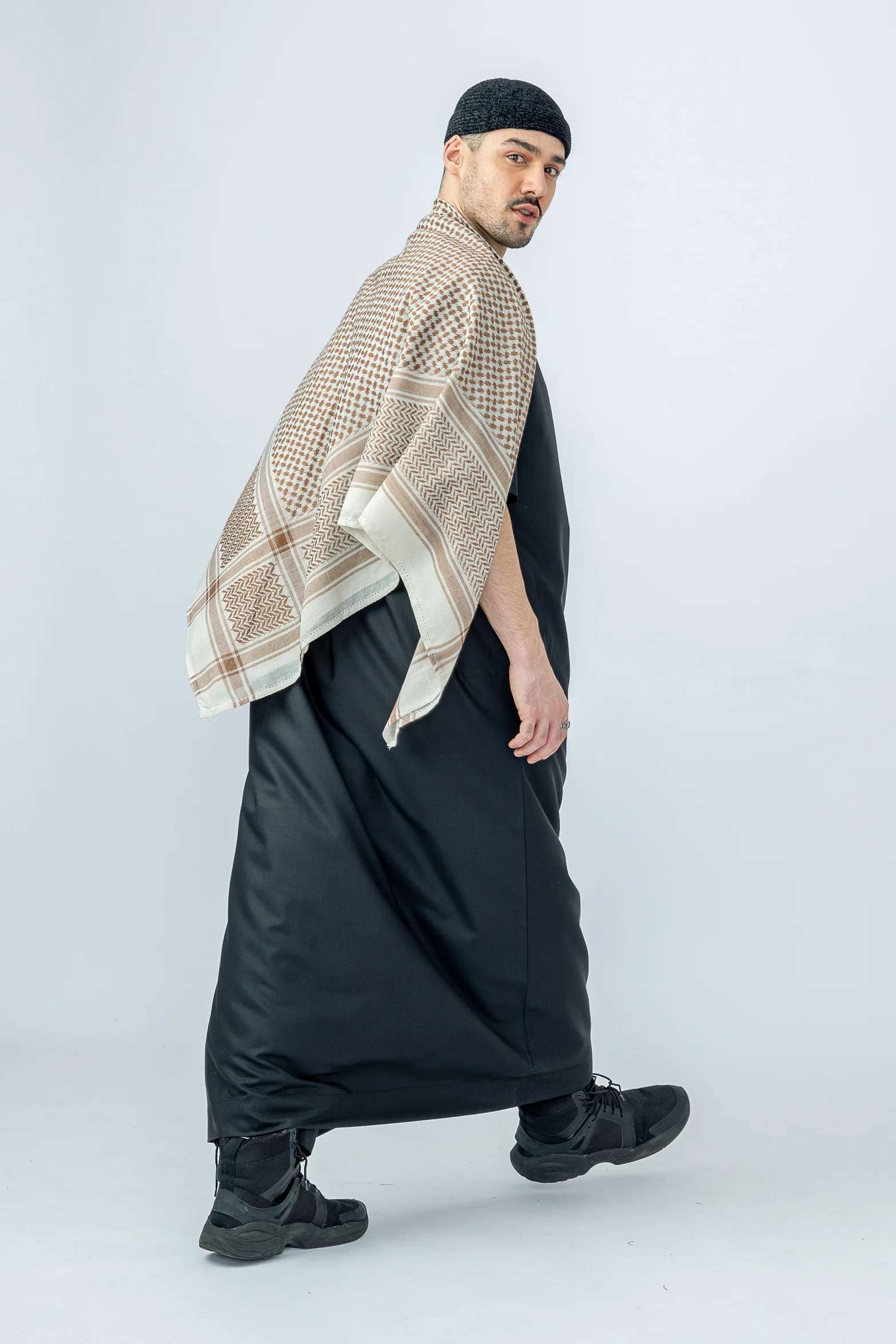 Black Half Sleeve Jubba - Image 7