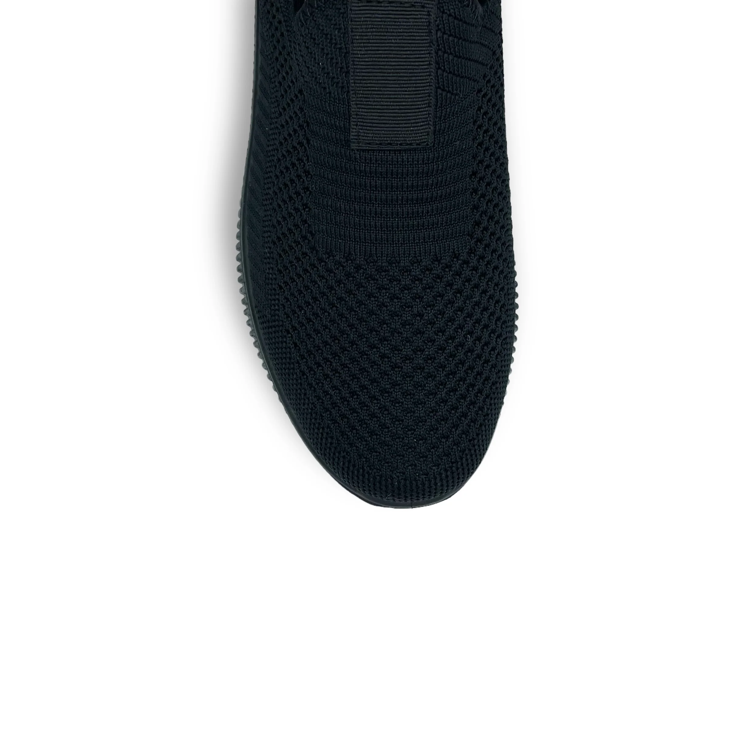 Black Knitted Trainers - Image 2