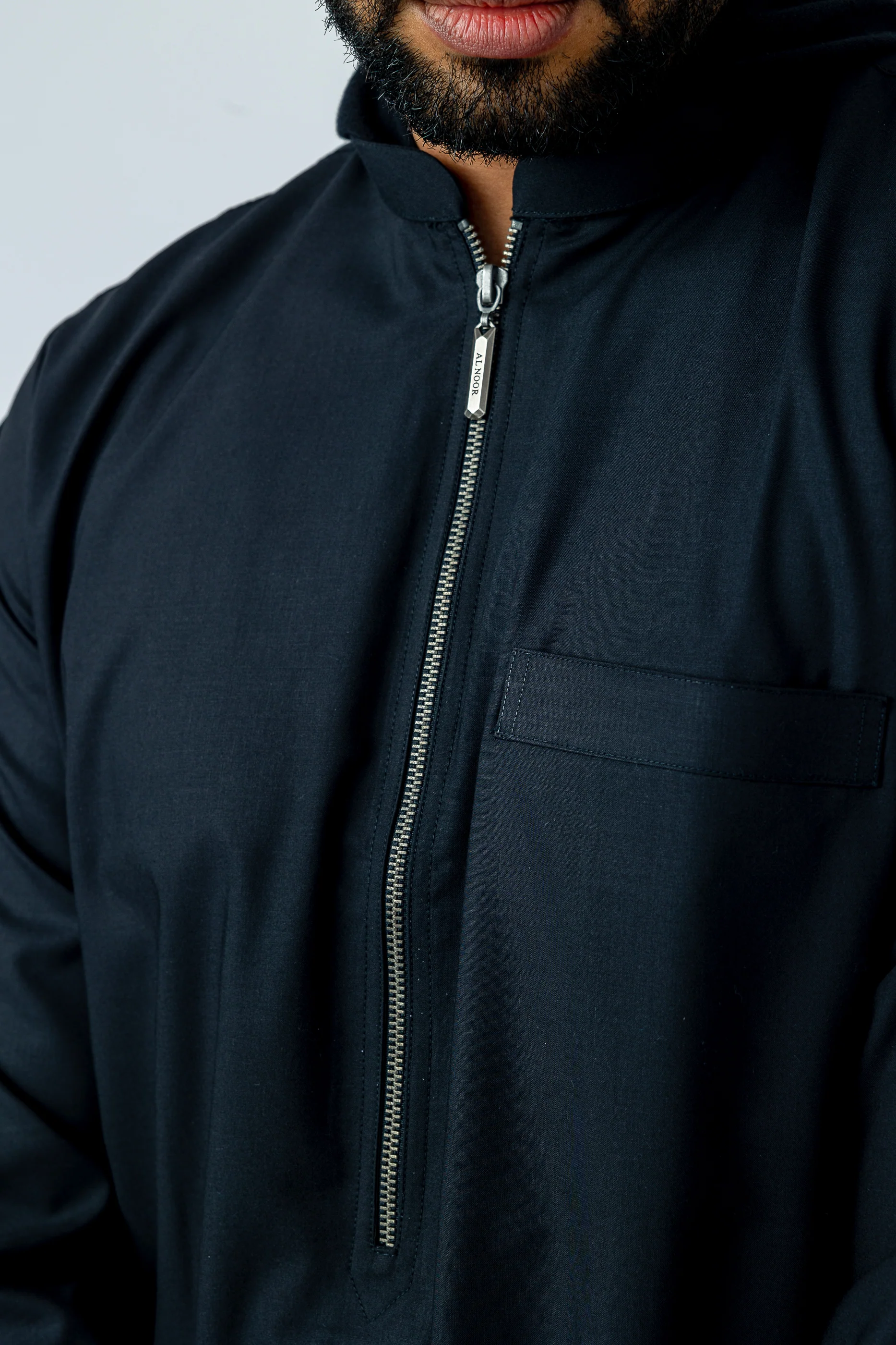 Black Urban Hooded Jubbah - Image 5
