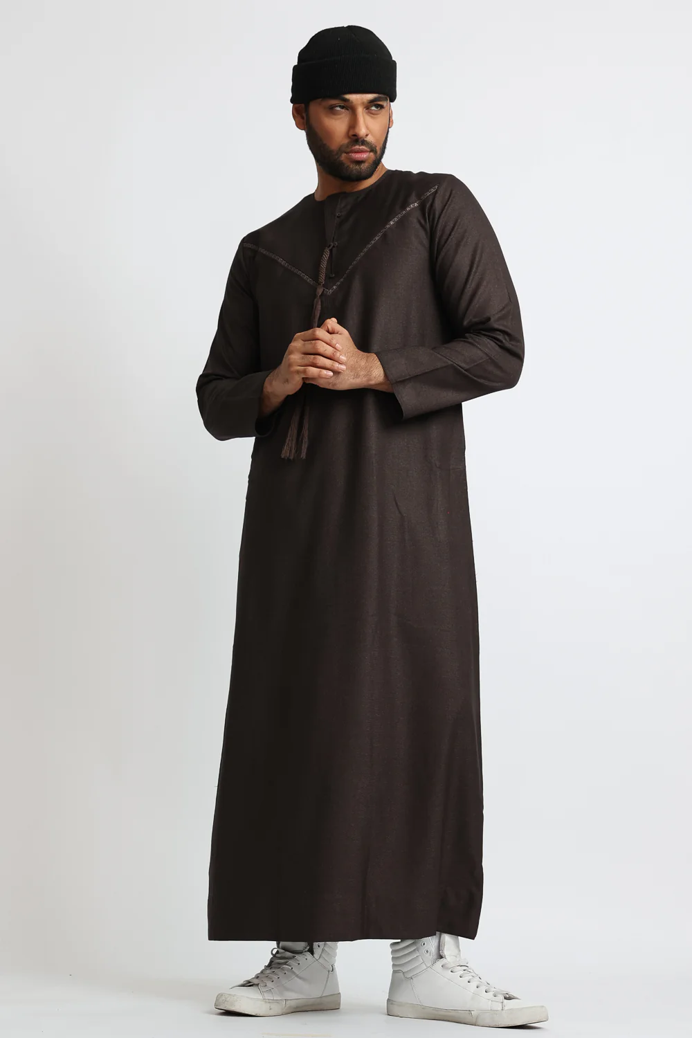 Brown Texture Winter Omani - Image 4
