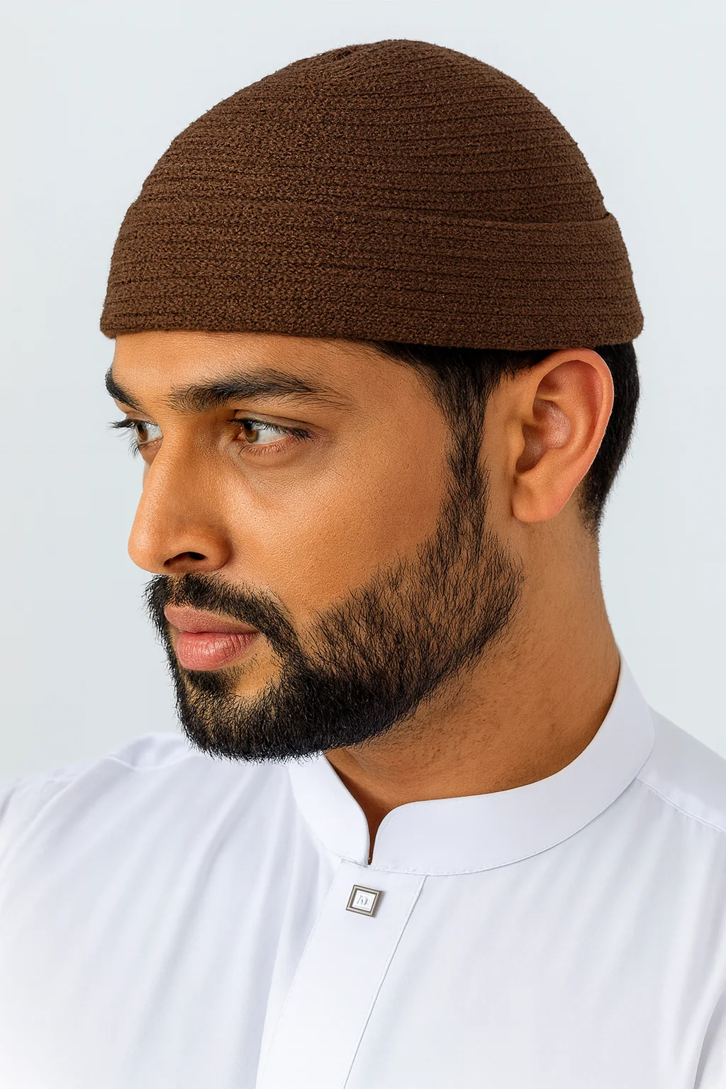 Brown Velvet Hat