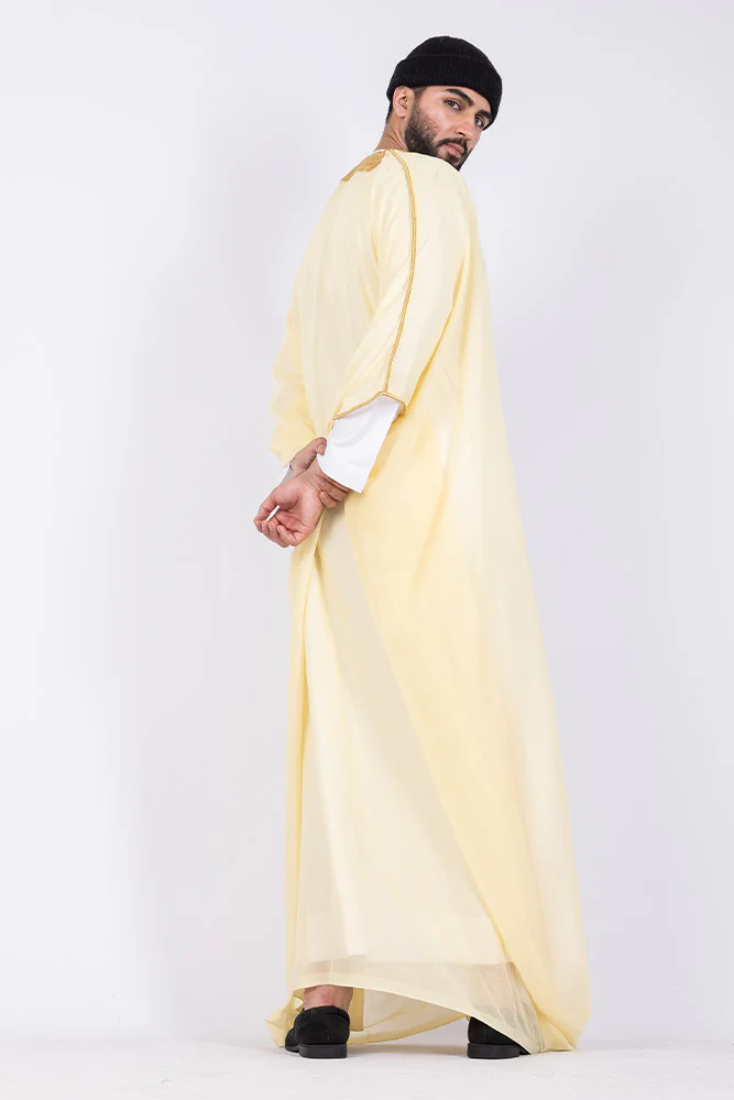 Champagne Arab Bisht - Image 3