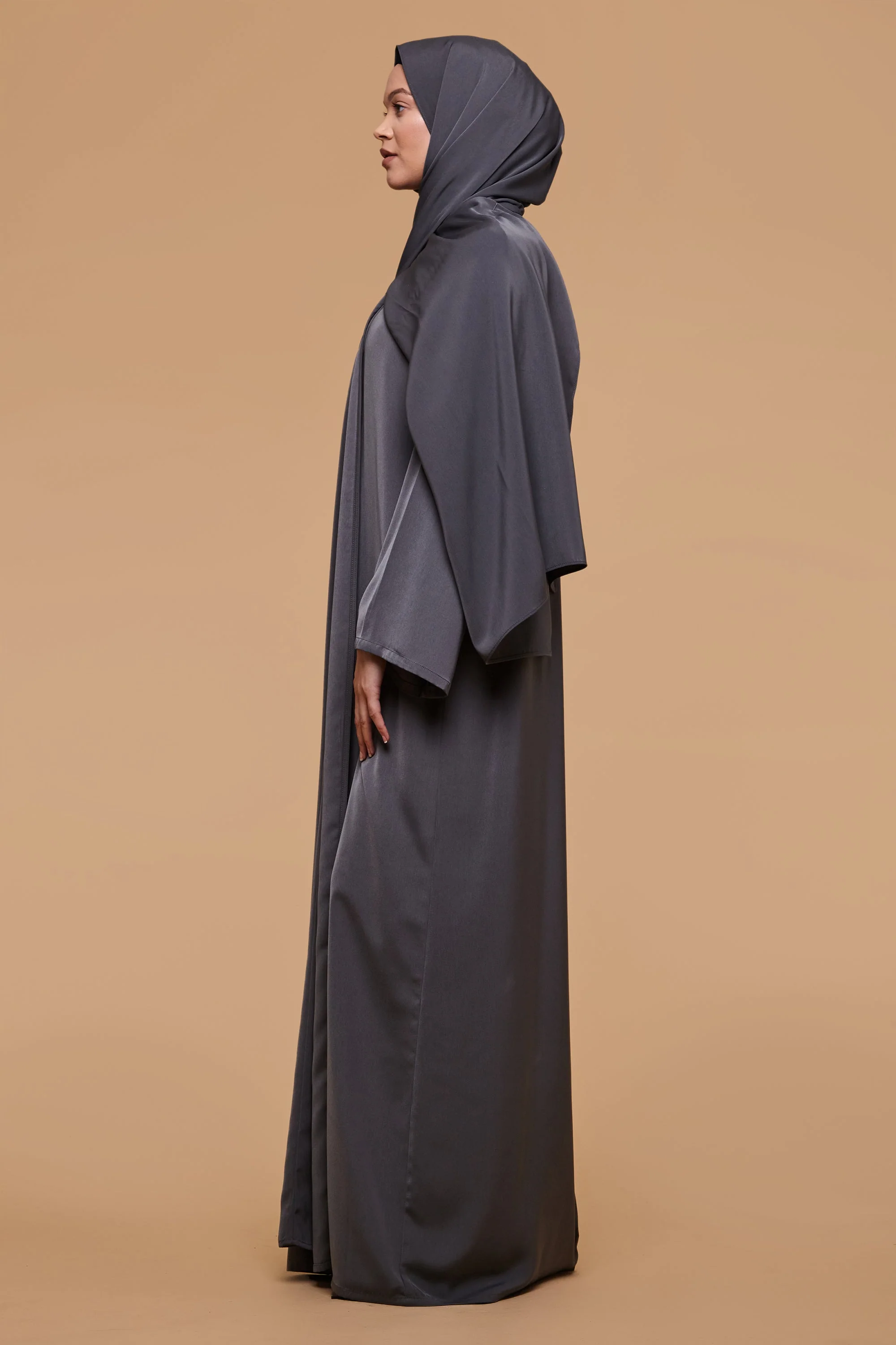 Charcoal Soft Touch Kimono - Image 4