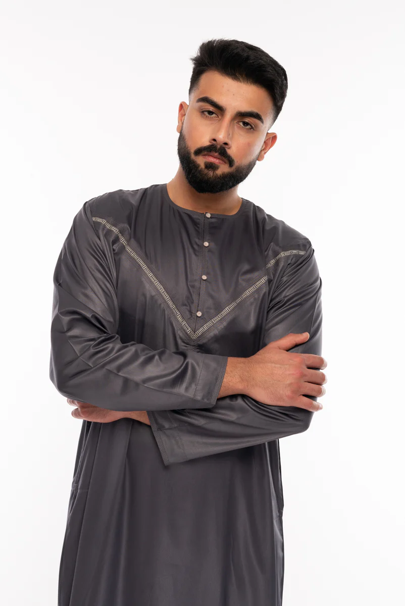 Charcoal Toddler|Boys Omani - Image 3