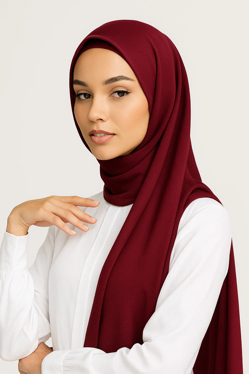 Chiffon Instant Hijab with Tube - Image 3
