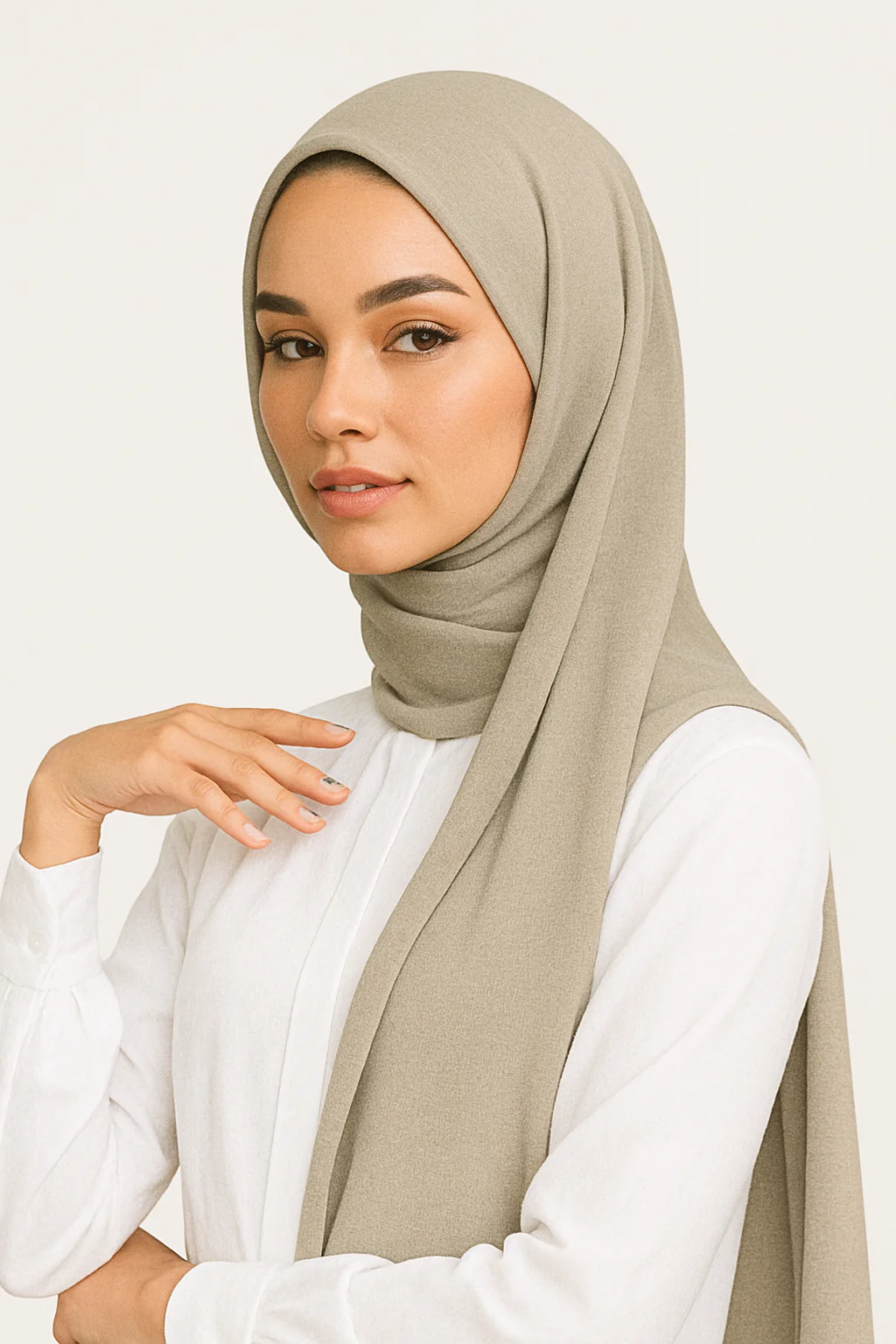 Chiffon Instant Hijab with Tube - Image 5