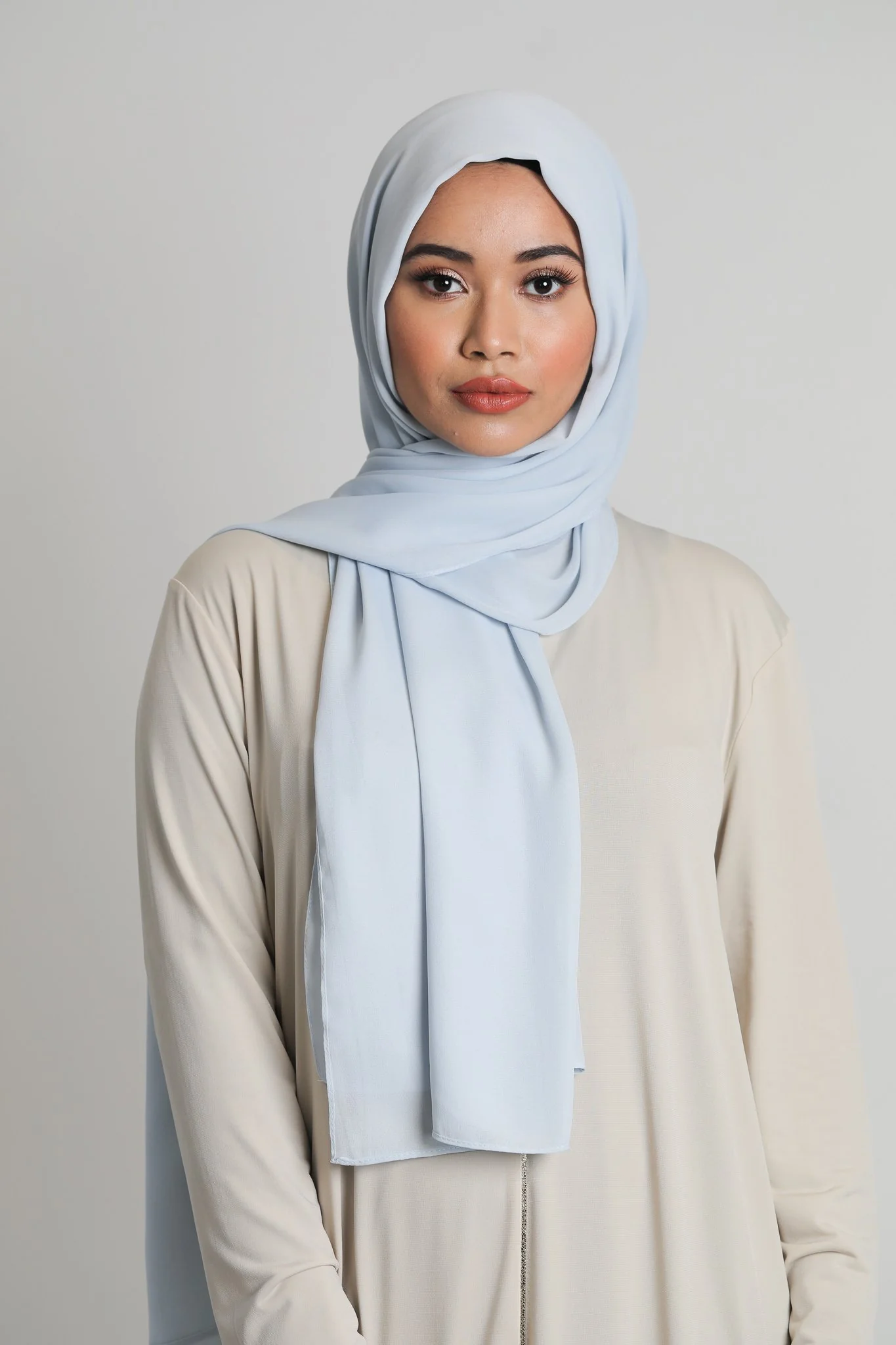 Chiffon Scarf | Powder Blue