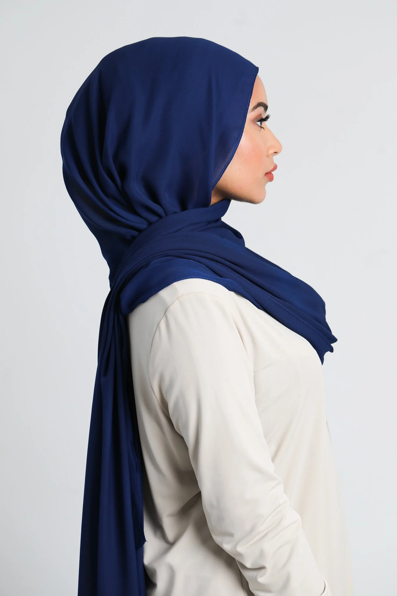 Chiffon Scarf | Royal Blue - Image 2