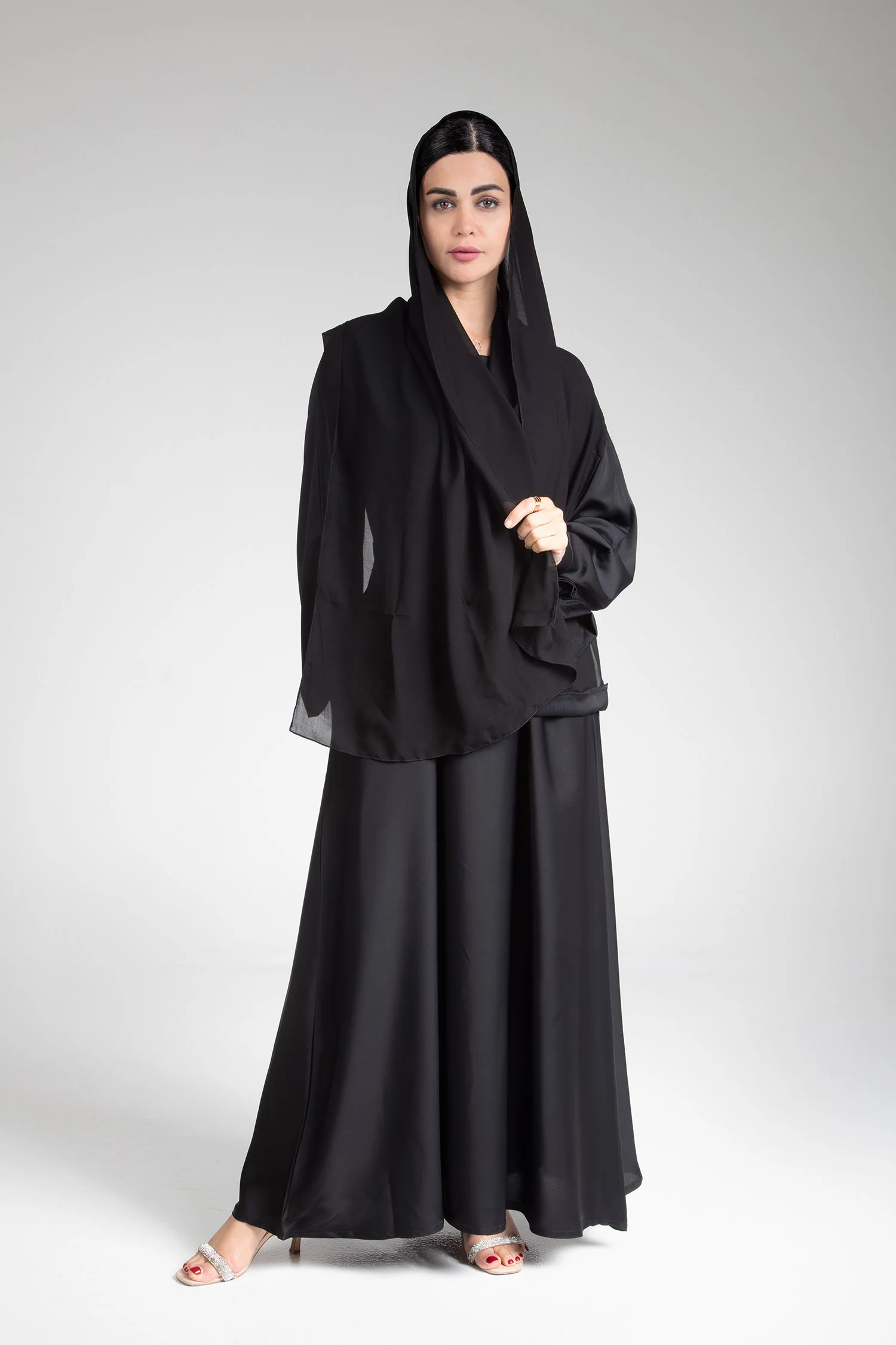 Classic Black Abaya - Image 3