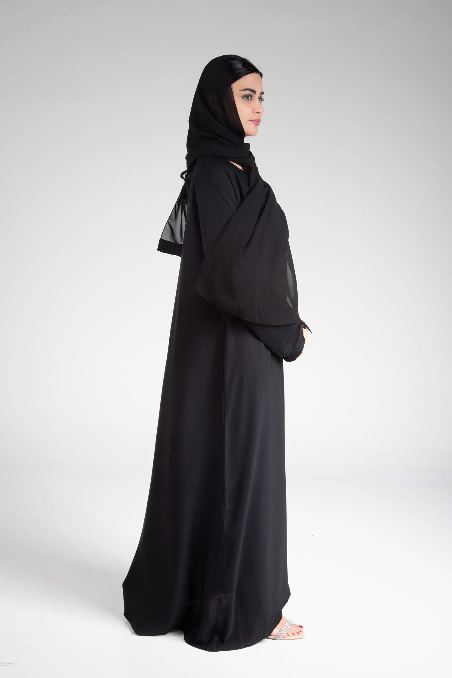 Classic Black Abaya - Image 5