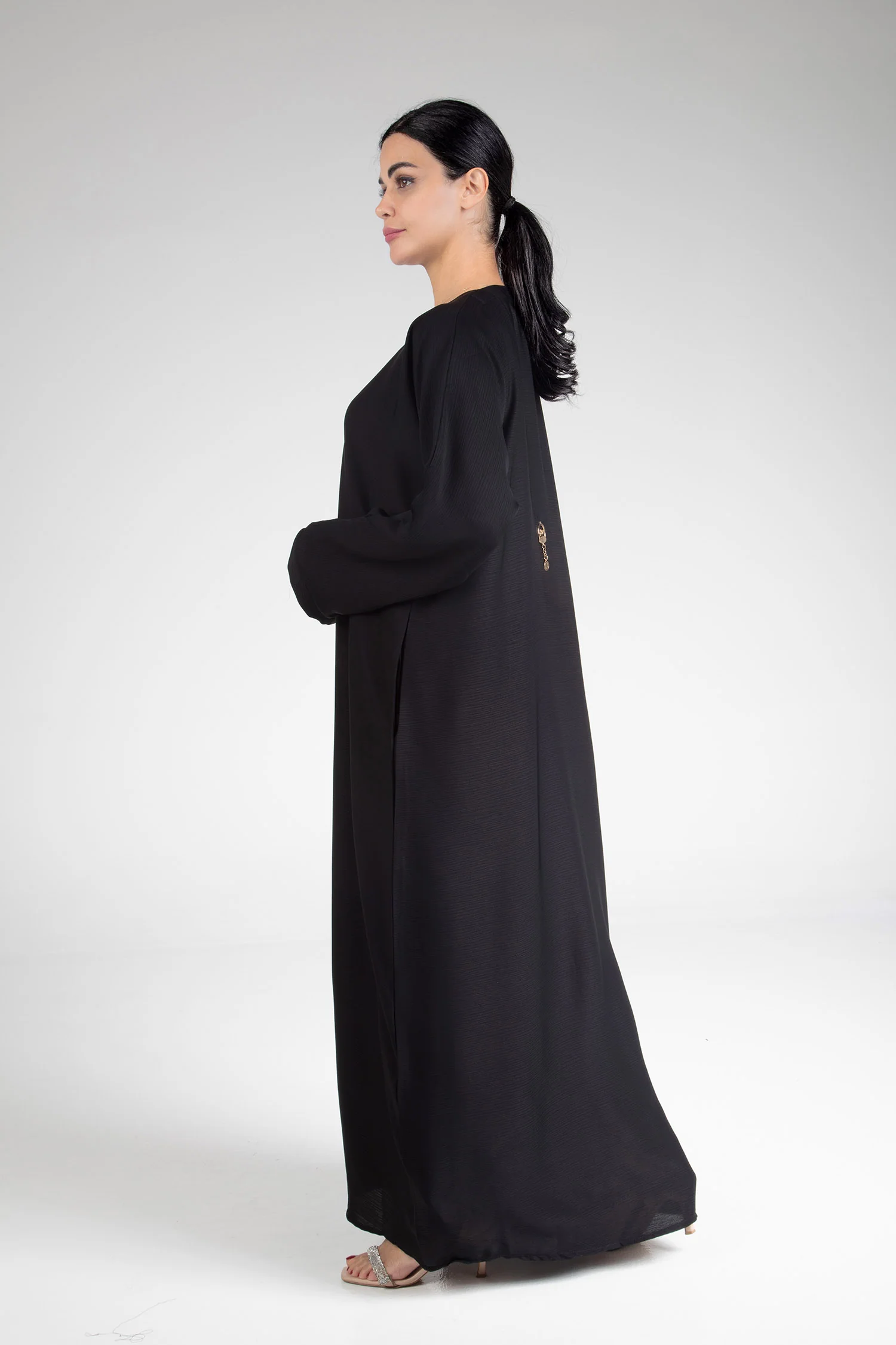 Classic Black Abaya - Image 6