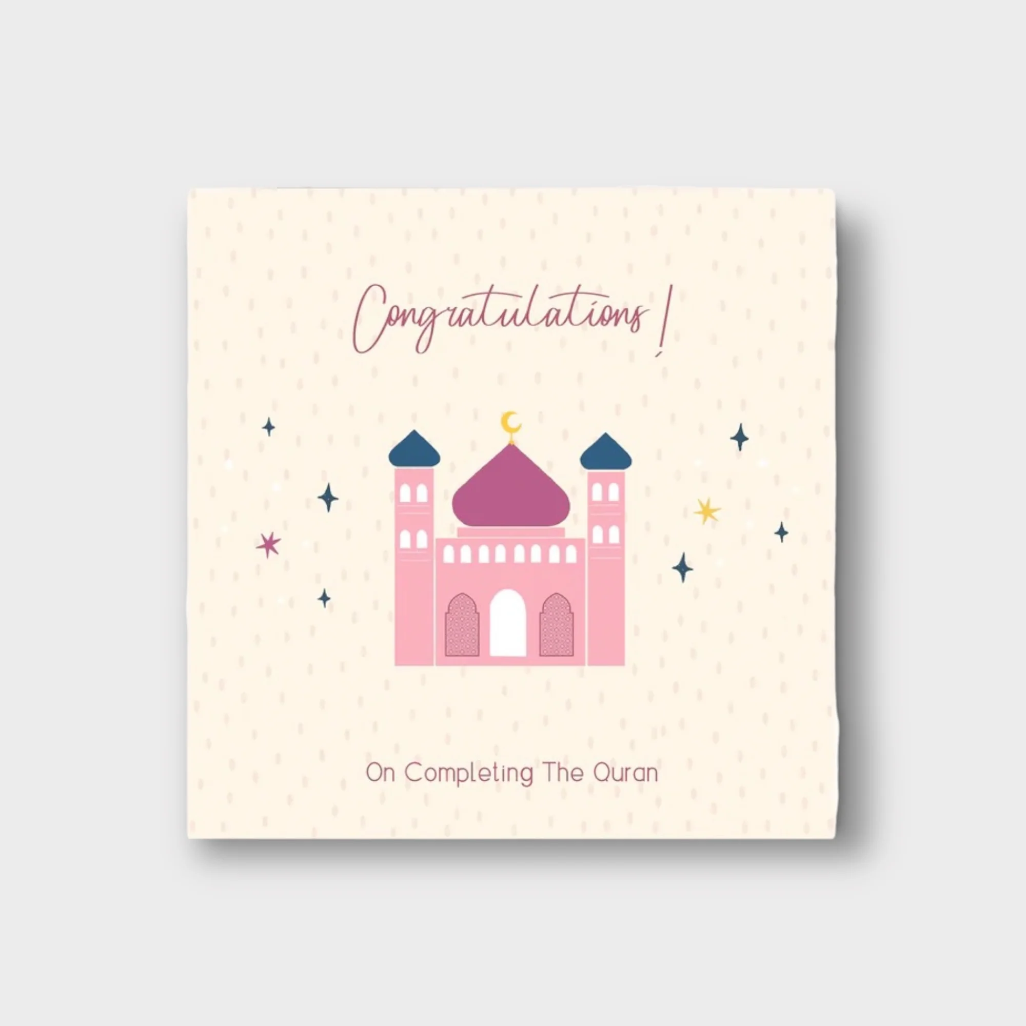 Congratulations on completing the Quran - Pink Mosque
