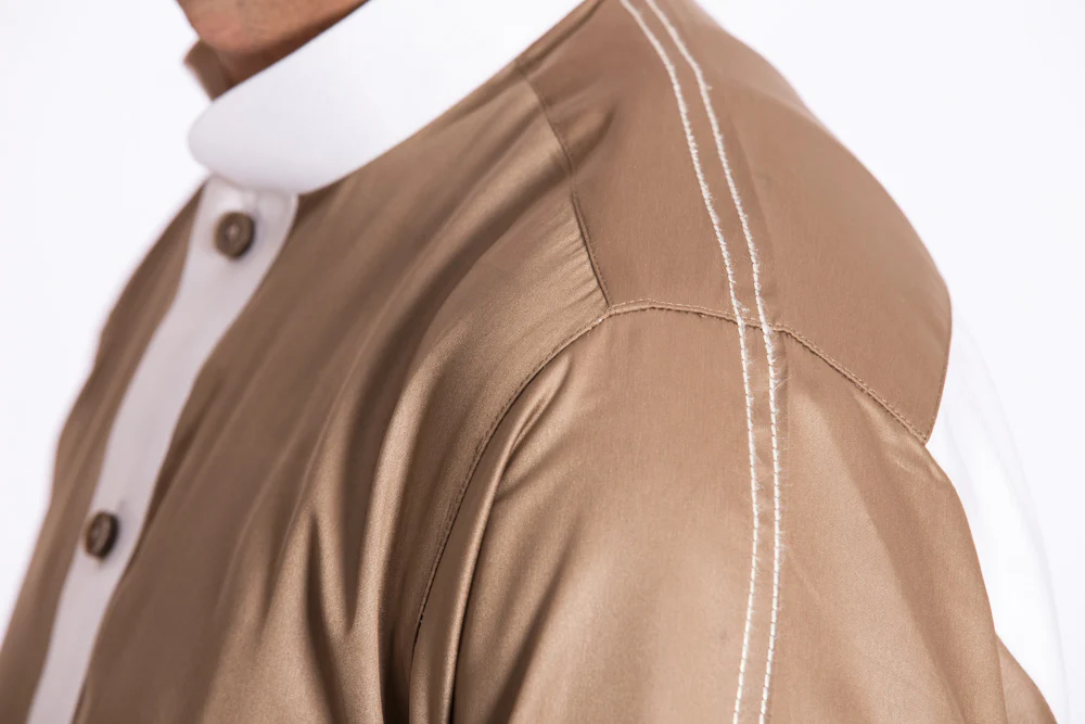 Cream Gold Patch Jubba - Image 3