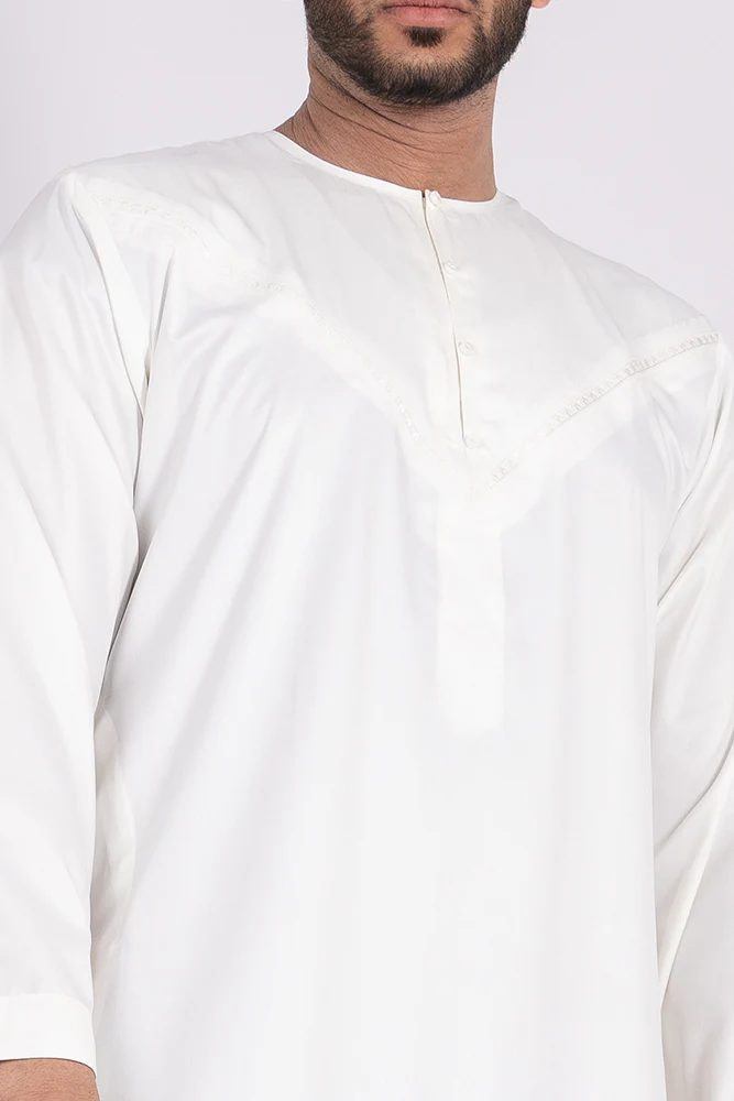 Cream Omani Thobe - Image 4