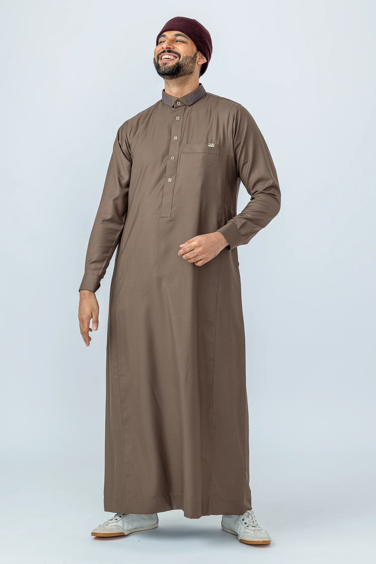 Double Collar D505 Army Brown - Image 3
