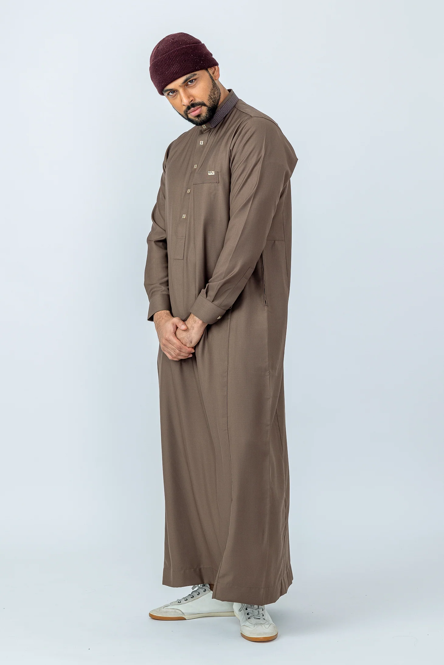 Double Collar D505 Army Brown - Image 5