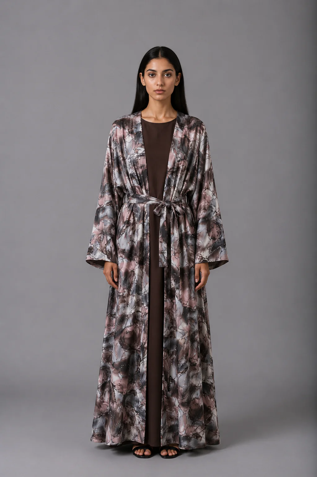 Dusky Petal Abaya