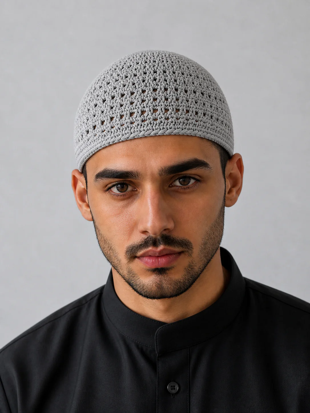 Grey Soylu Dome Prayer Hat