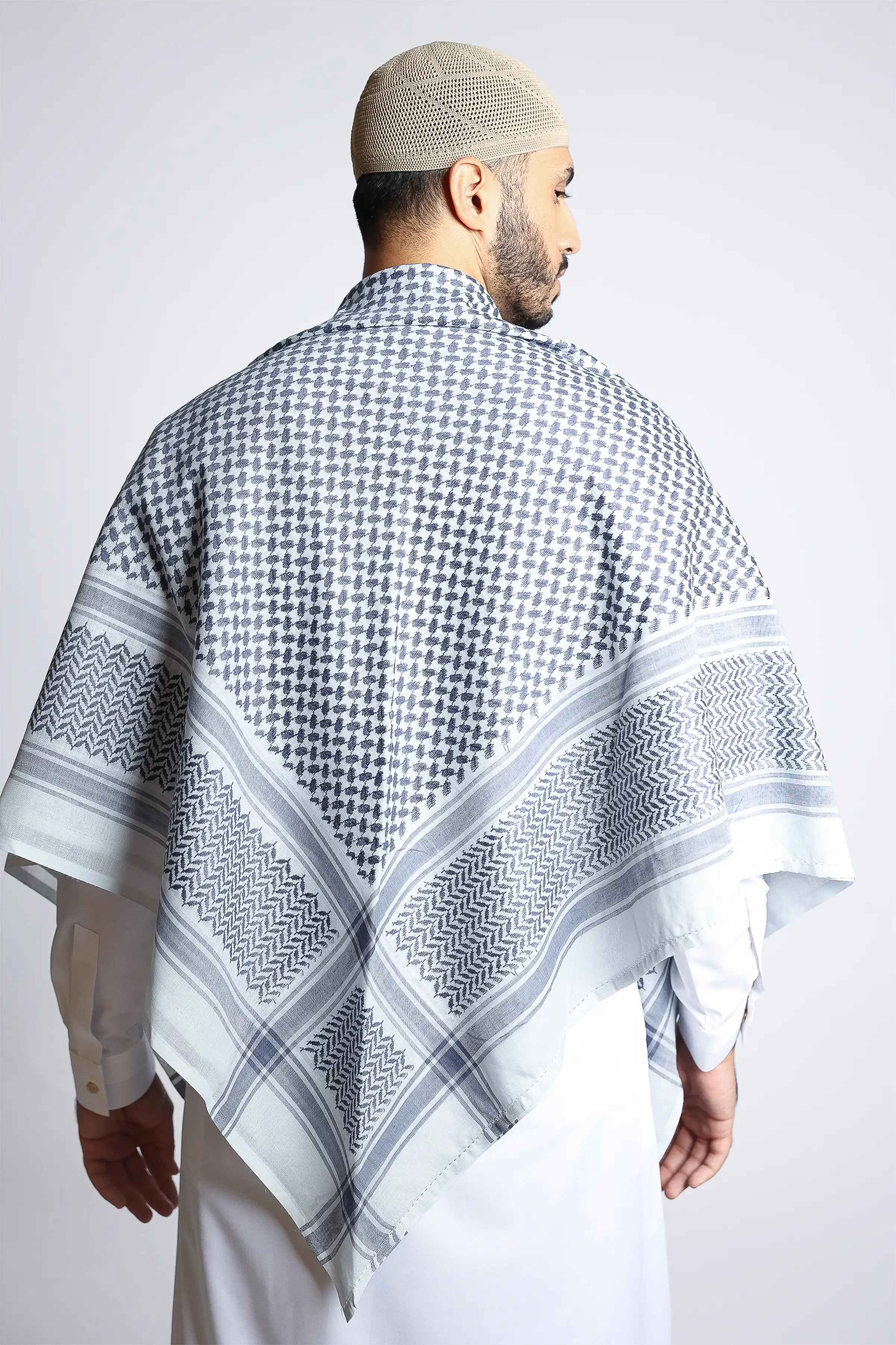 Gunpowder Blue Shemagh - Image 3