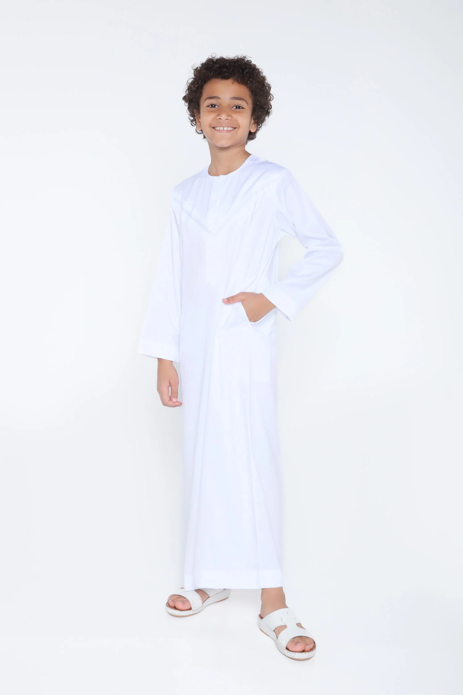Iced White Kids Omani - Image 2