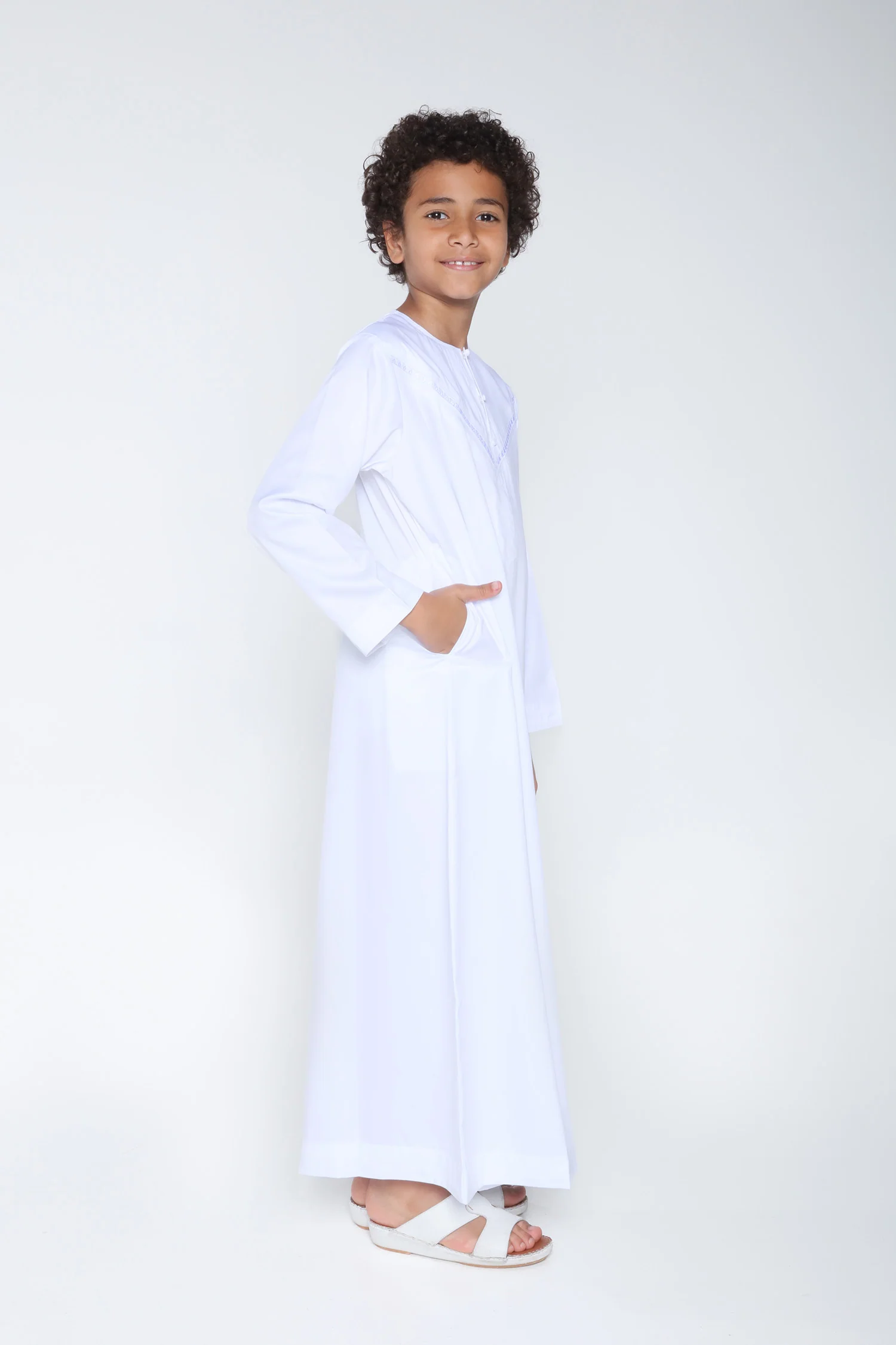 Iced White Kids Omani - Image 3
