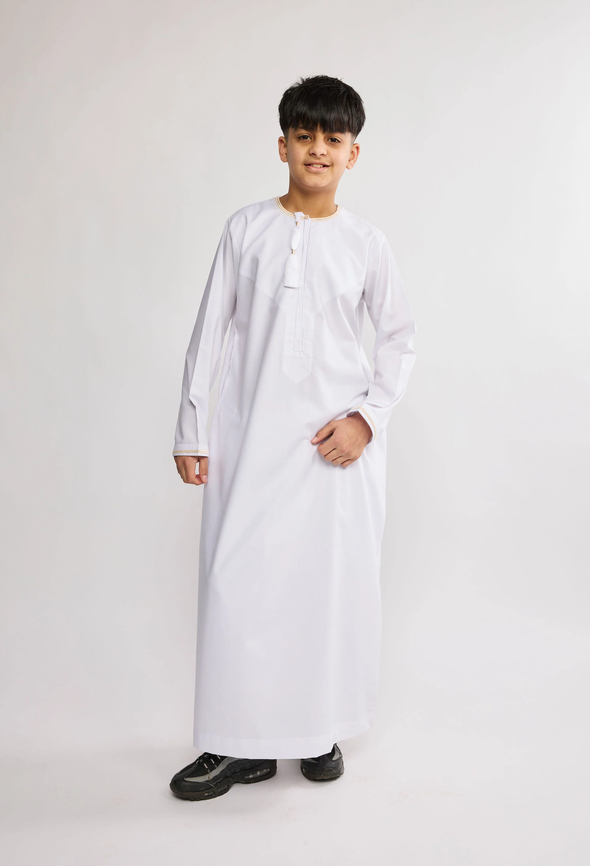 J100 C1 Kids White/Cream Habeel - Image 4