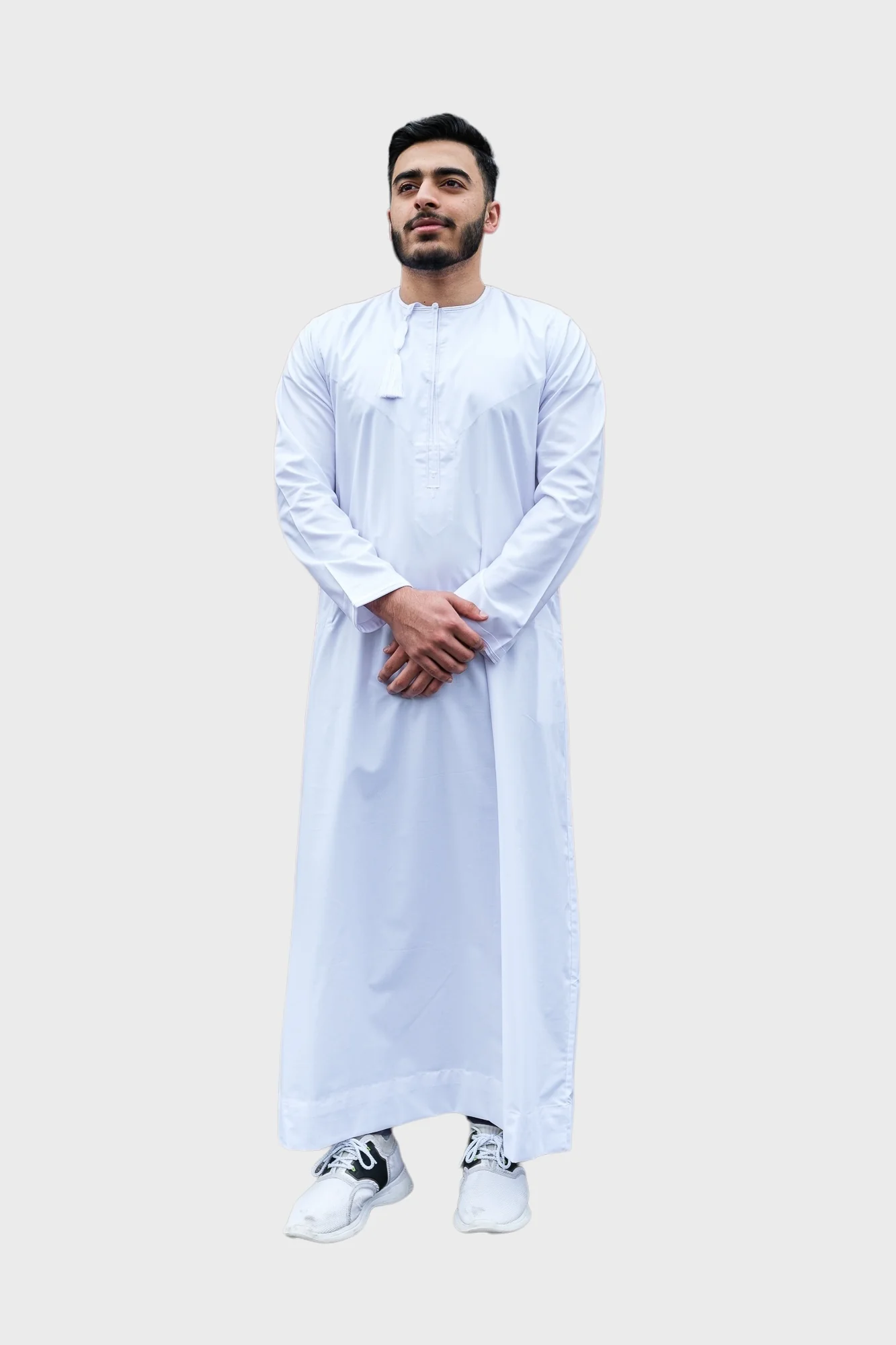 J100 C2 White Habeel Thobe - Image 2