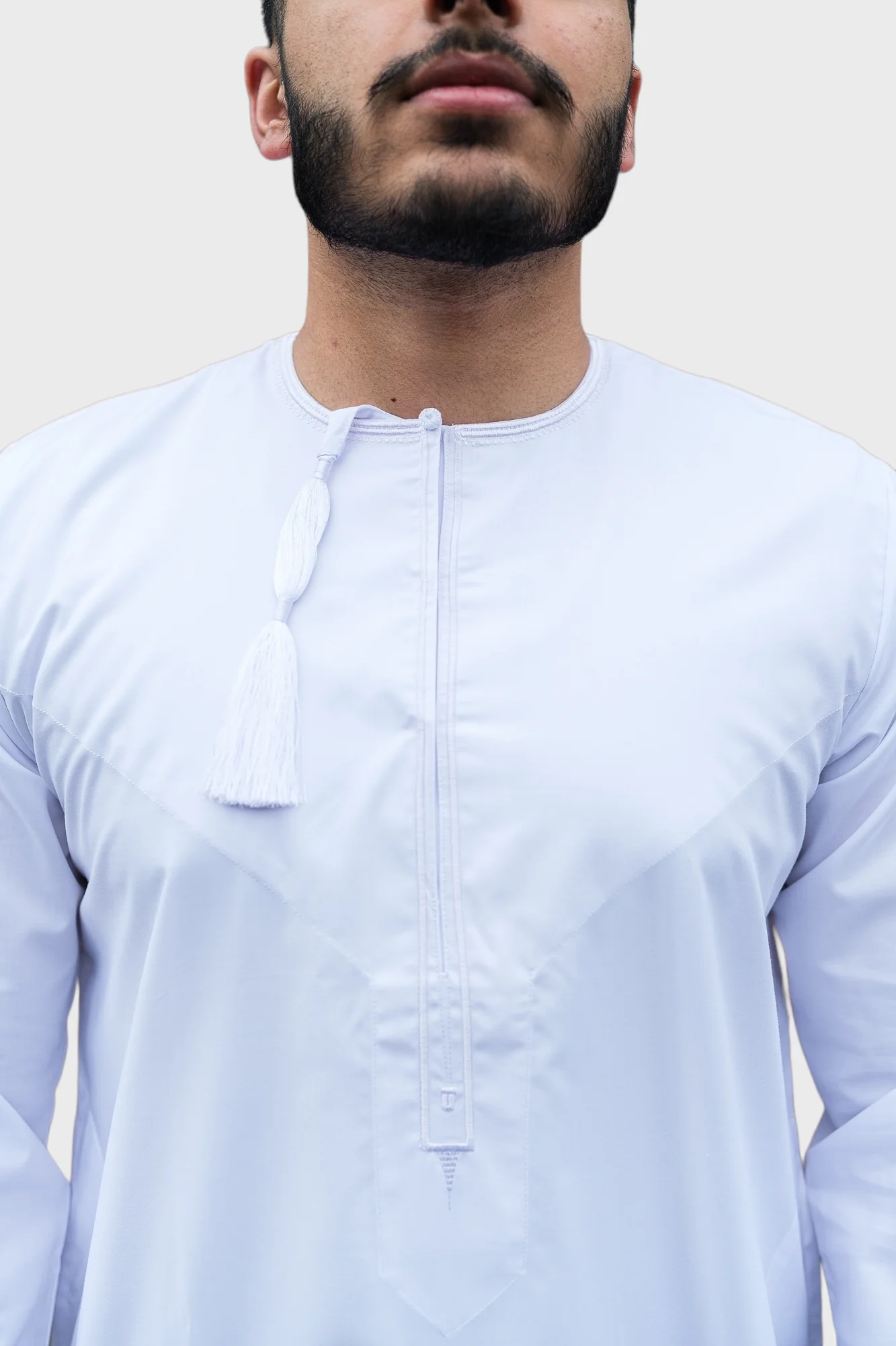 J100 C2 White Habeel Thobe - Image 4
