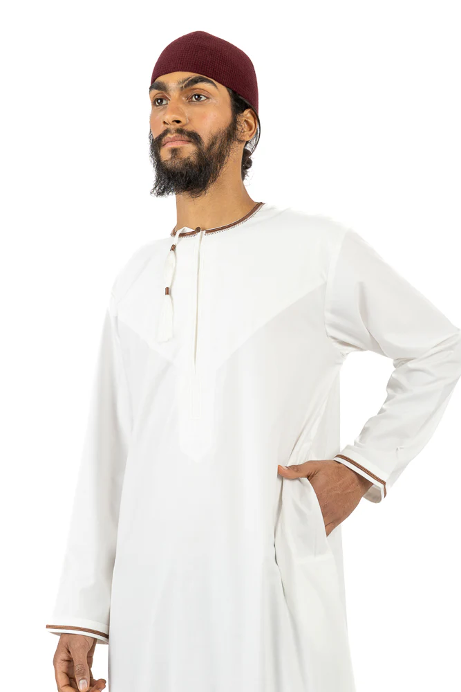 J100 C3 Cream/Brown Habeel - Image 5