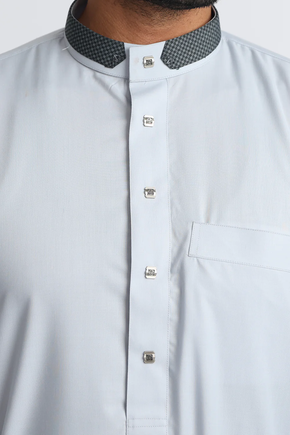 J105 Pastel Grey Collared - Image 5