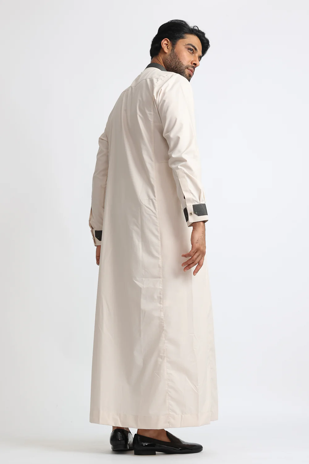 J105 Linen Cream Collared - Image 3
