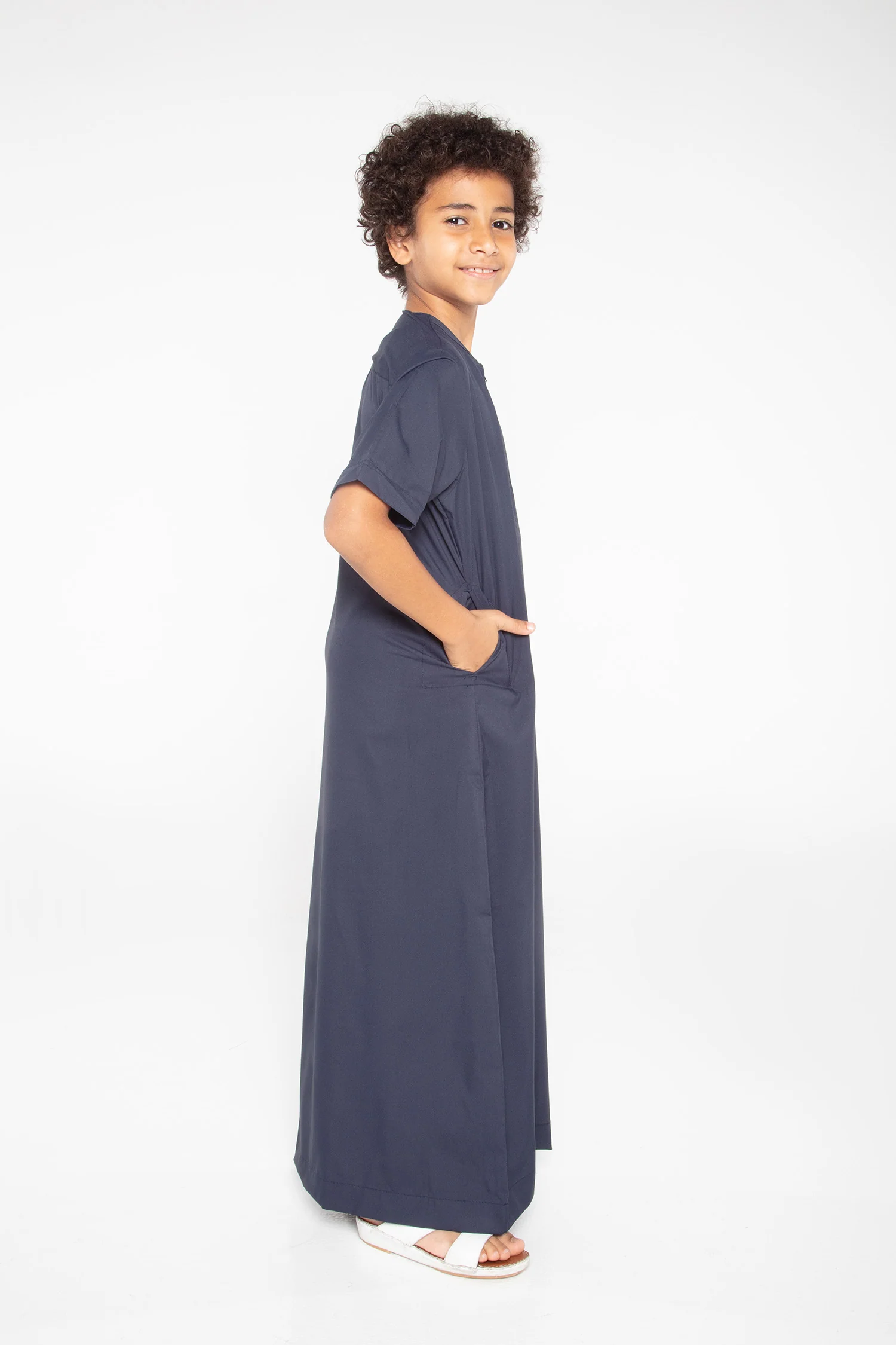J110 Boys Cyan Short Sleeve - Image 2