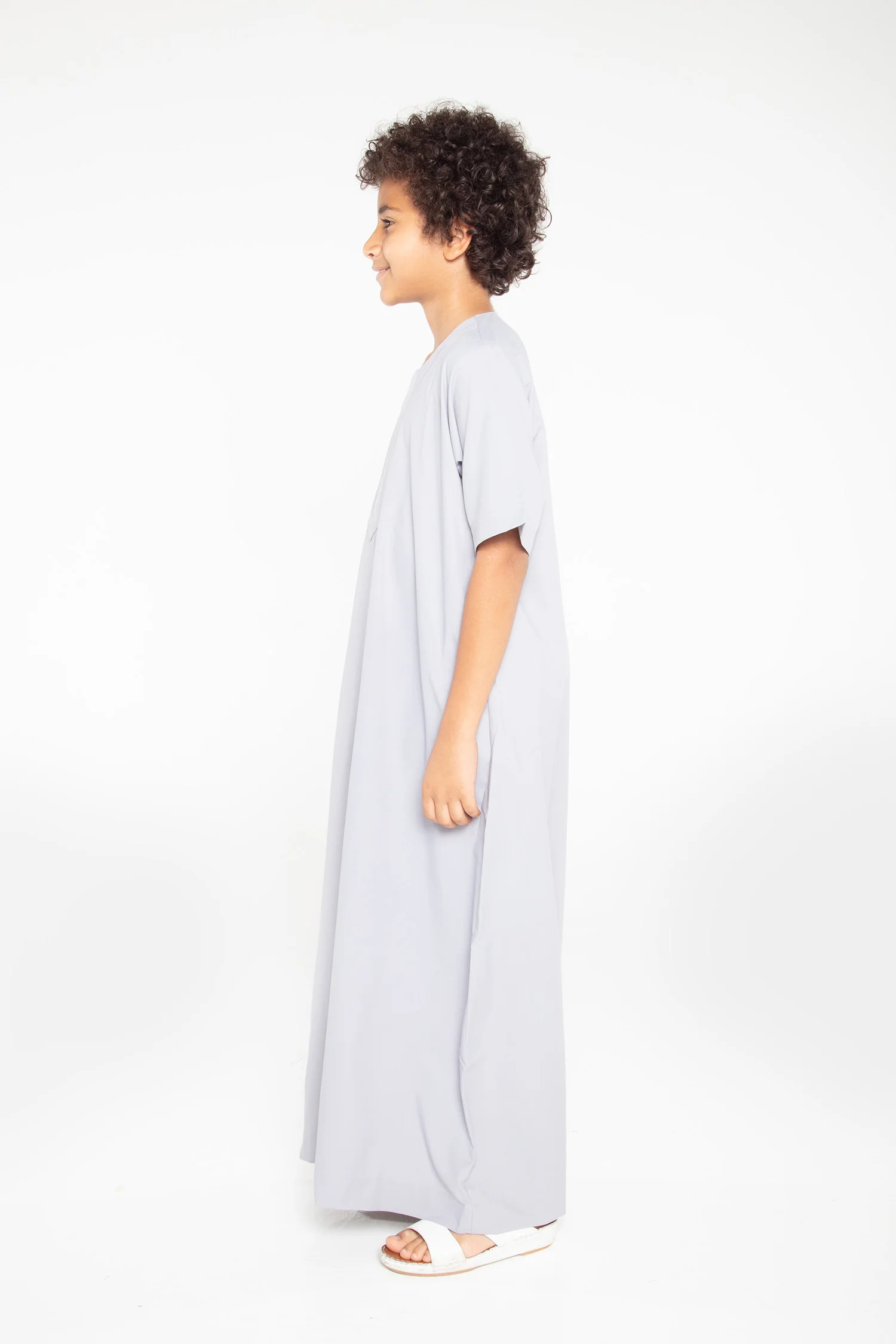 J110 Boys Grey Short Sleeve - Image 3