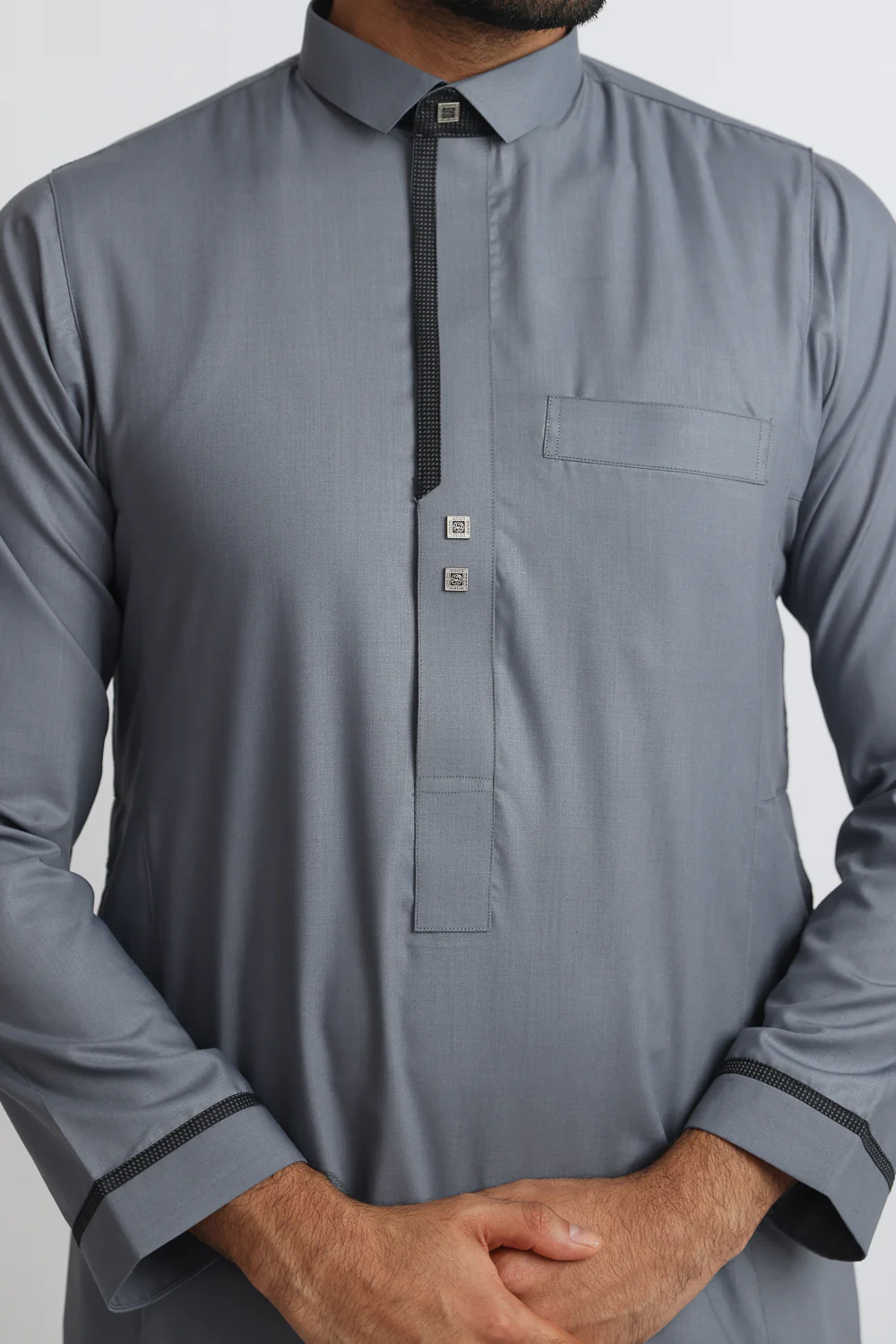 J111 Oslo Grey Thobe - Image 6
