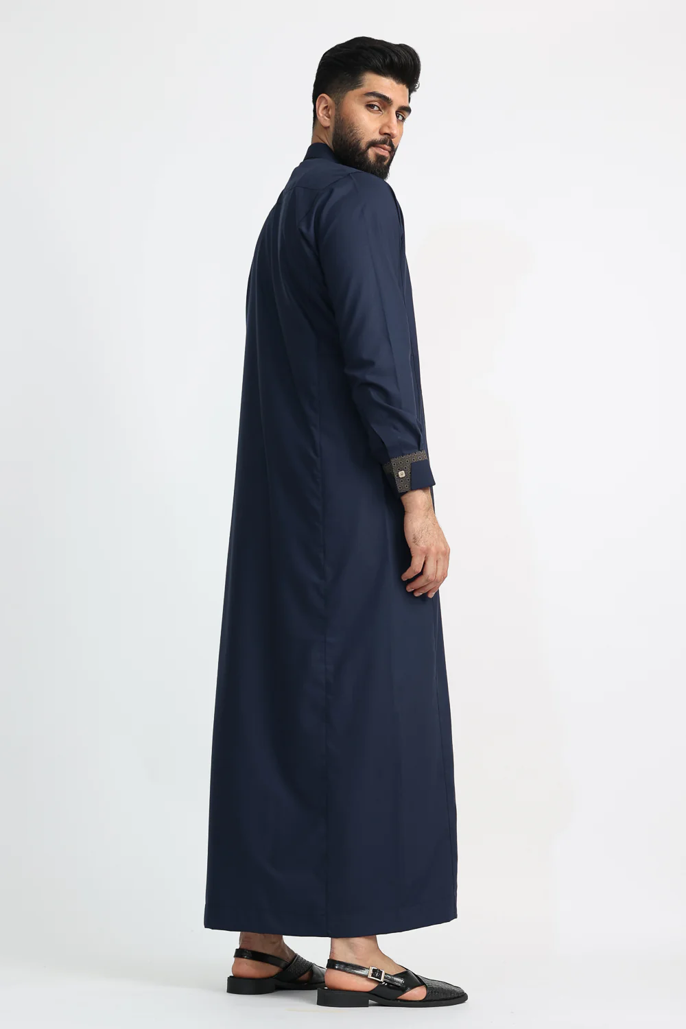 J112 Gunmetal Blue Thobe - Image 3