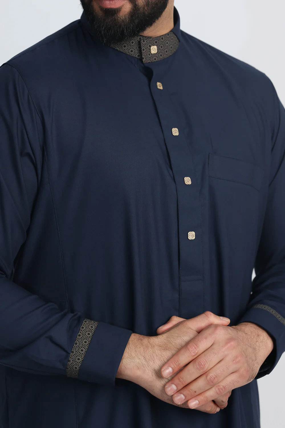 J112 Gunmetal Blue Thobe - Image 6