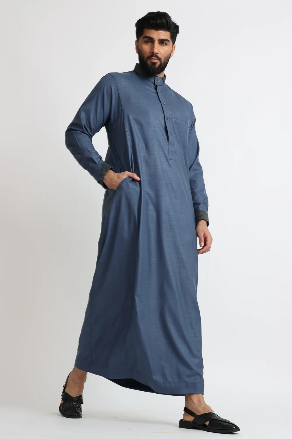 J114 Slate Blue Jubba - Image 2
