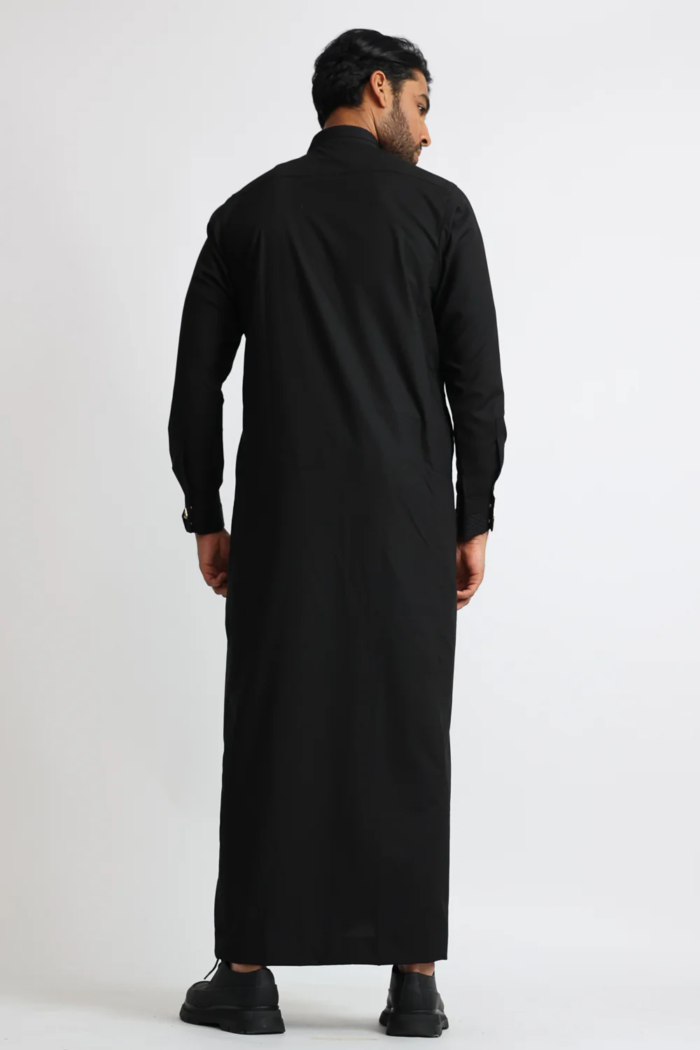 J120 Black Polygon Thobe - Image 3