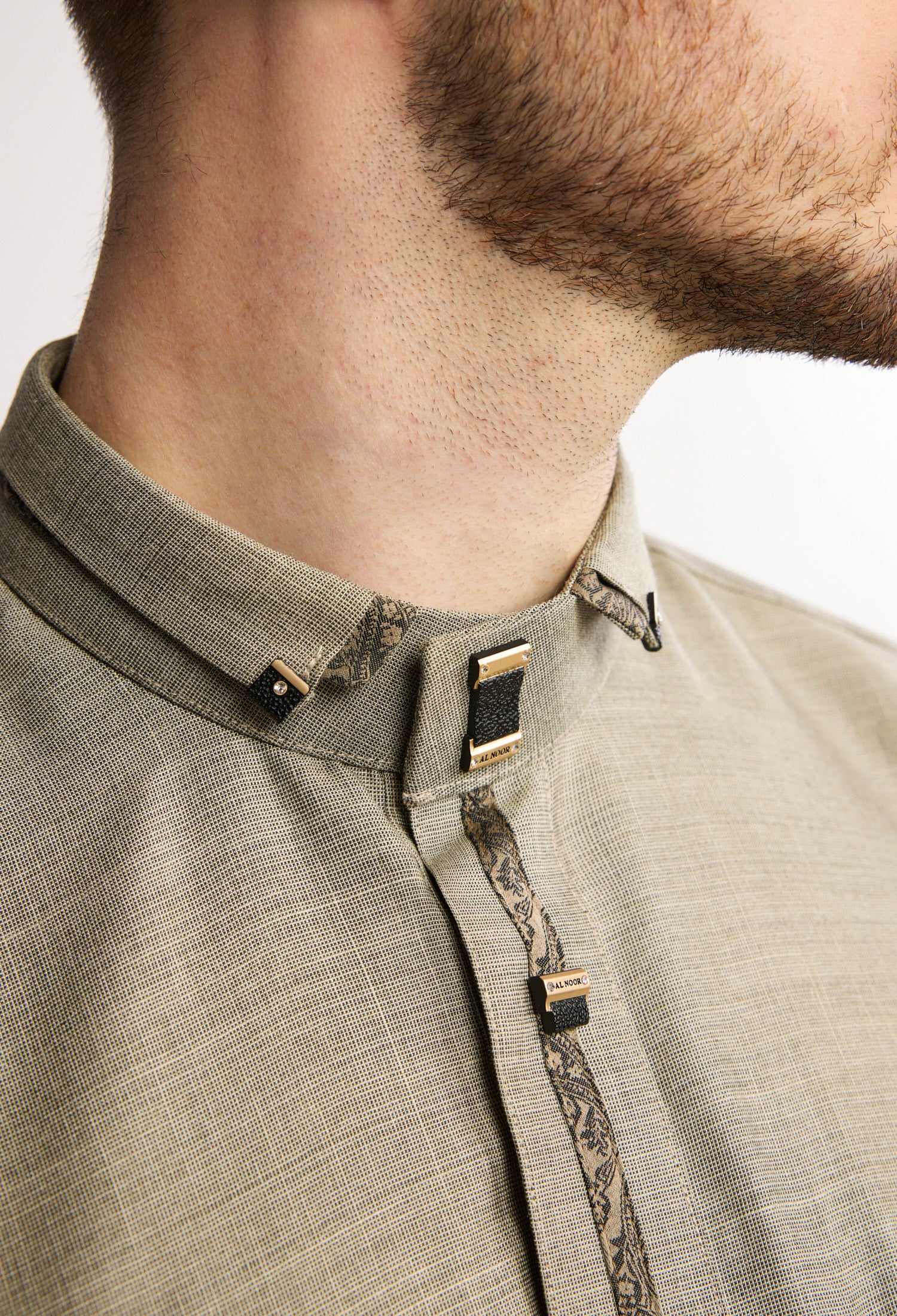 J133 Heathered Grey Premium Thobe - Image 5