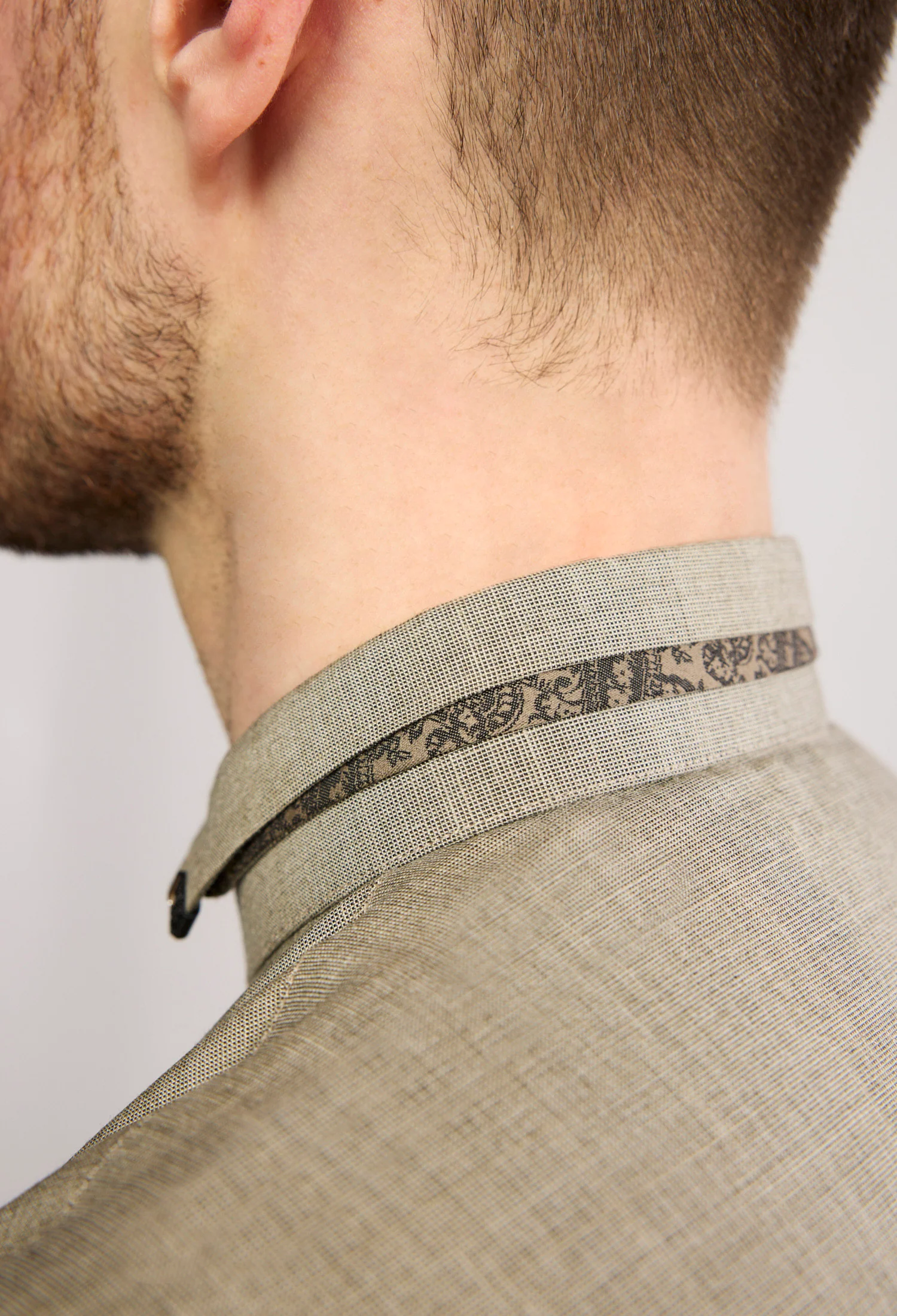 J133 Heathered Grey Premium Thobe - Image 7