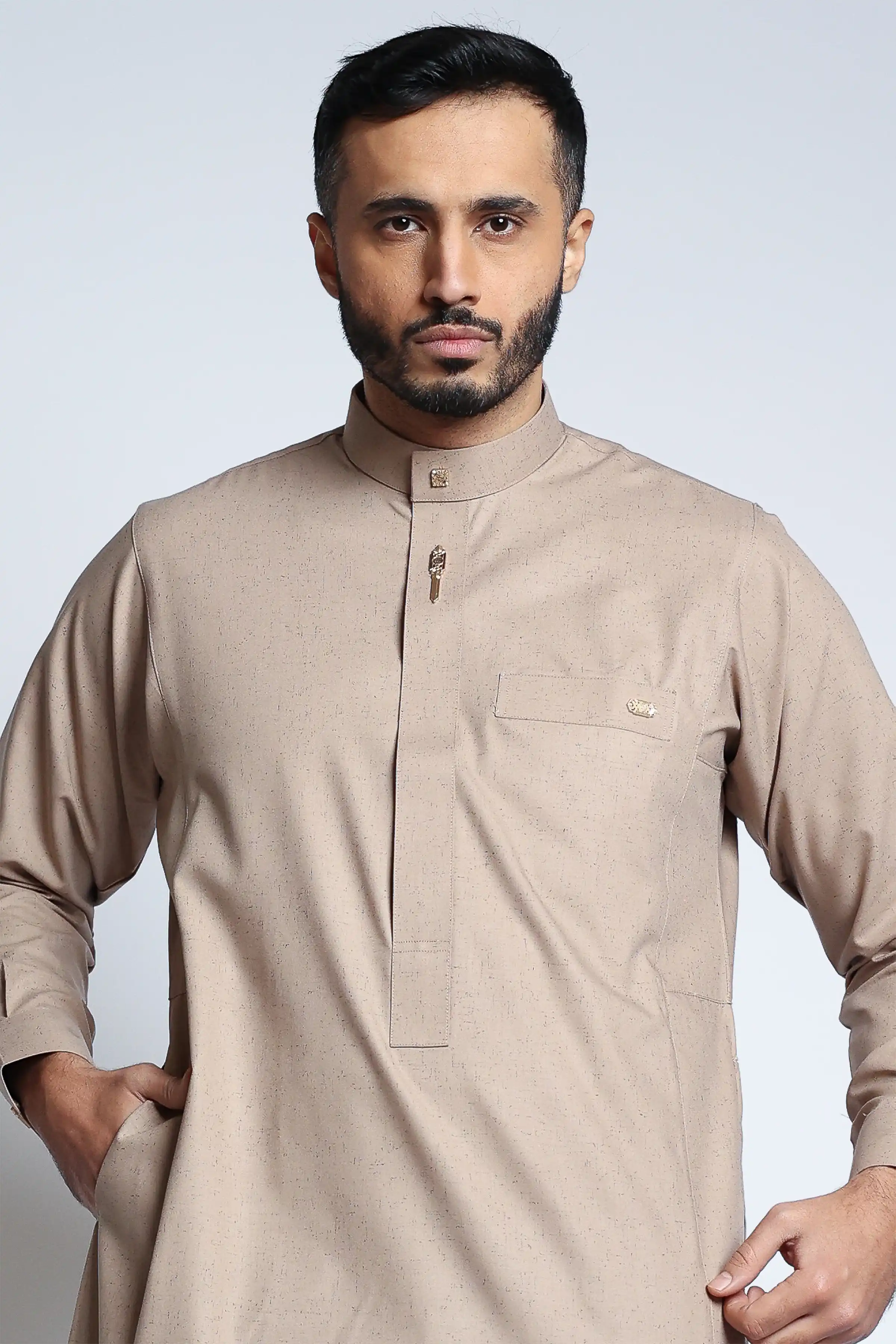 J134 Peach Thobe - Image 3