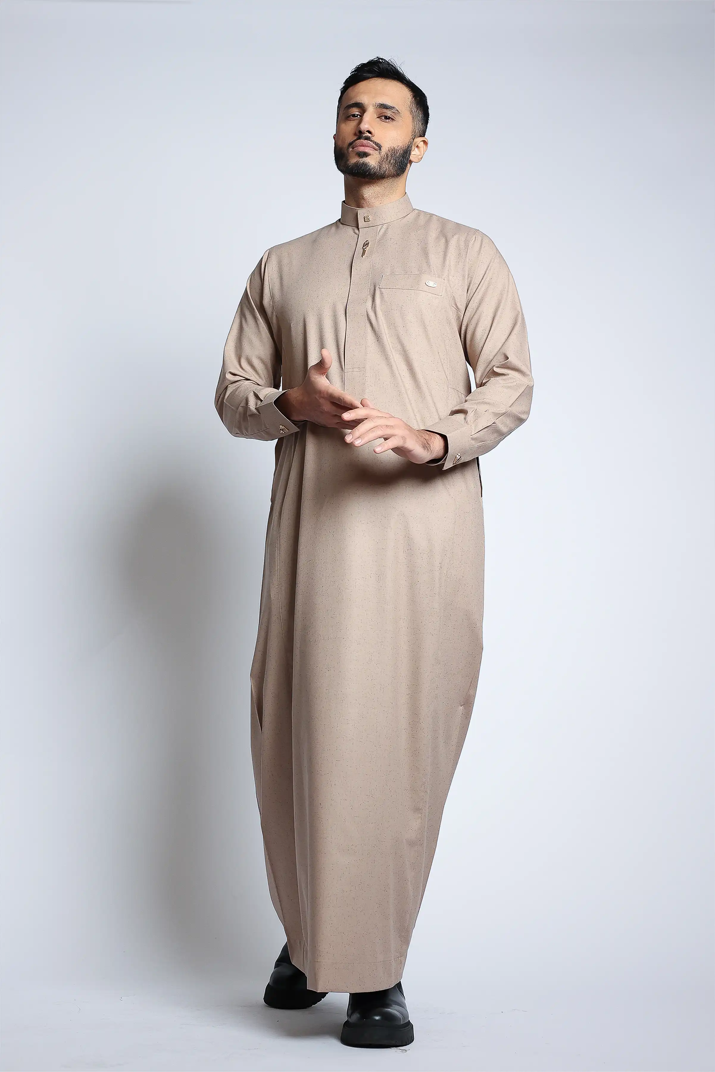 J134 Peach Thobe - Image 4