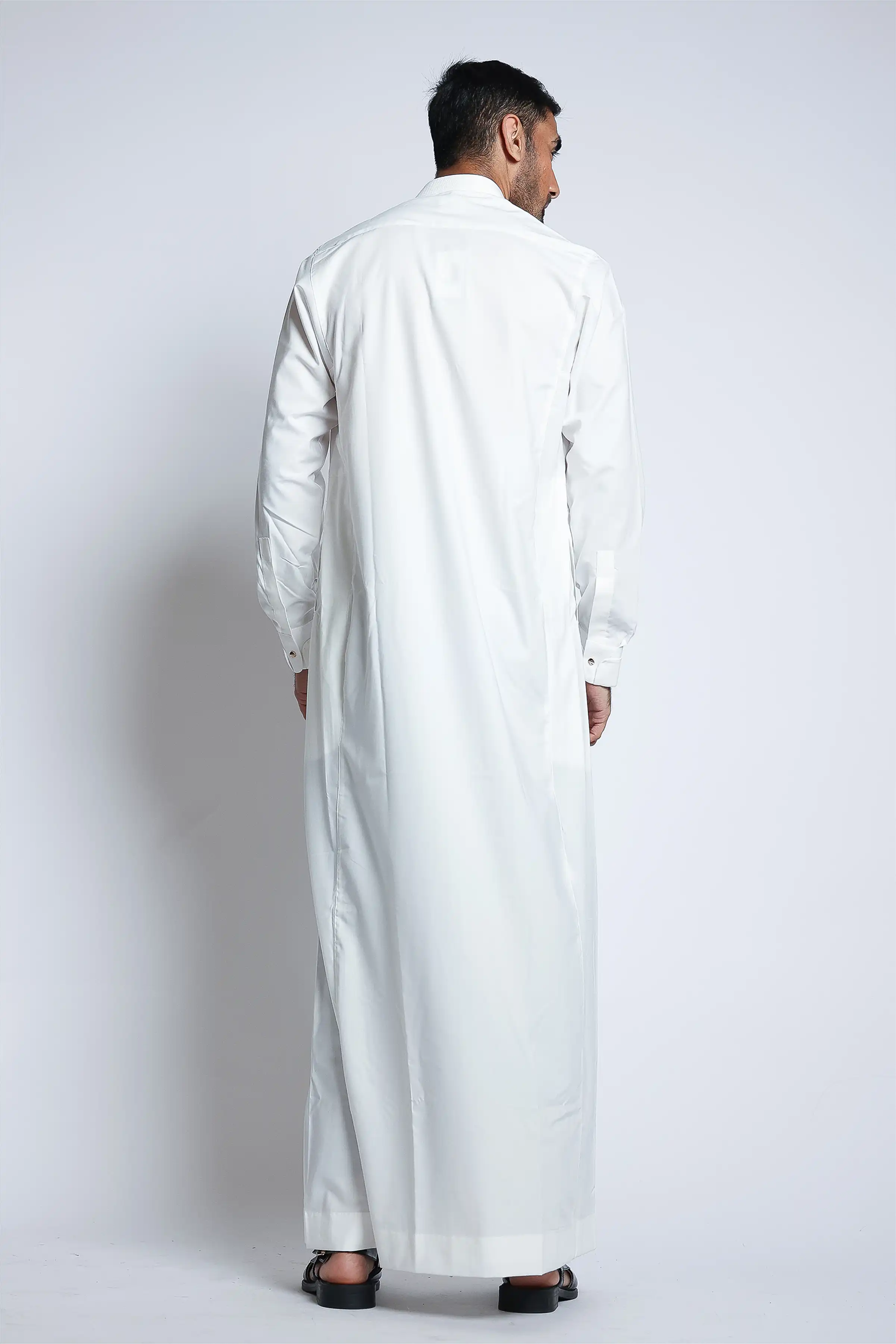J135 Cream Collar Thobe - Image 2