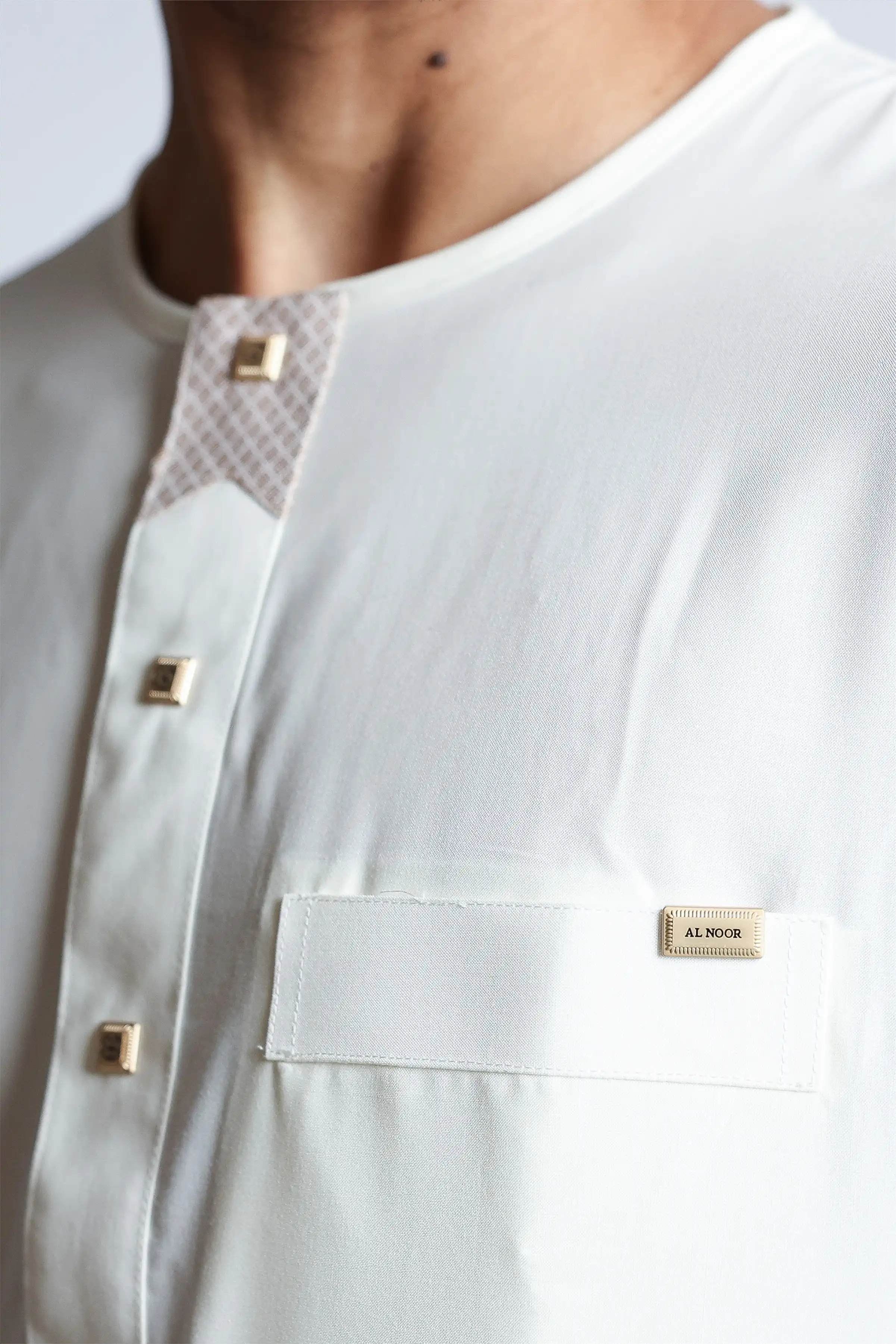 J145 Off White Omani Thobe - Image 6