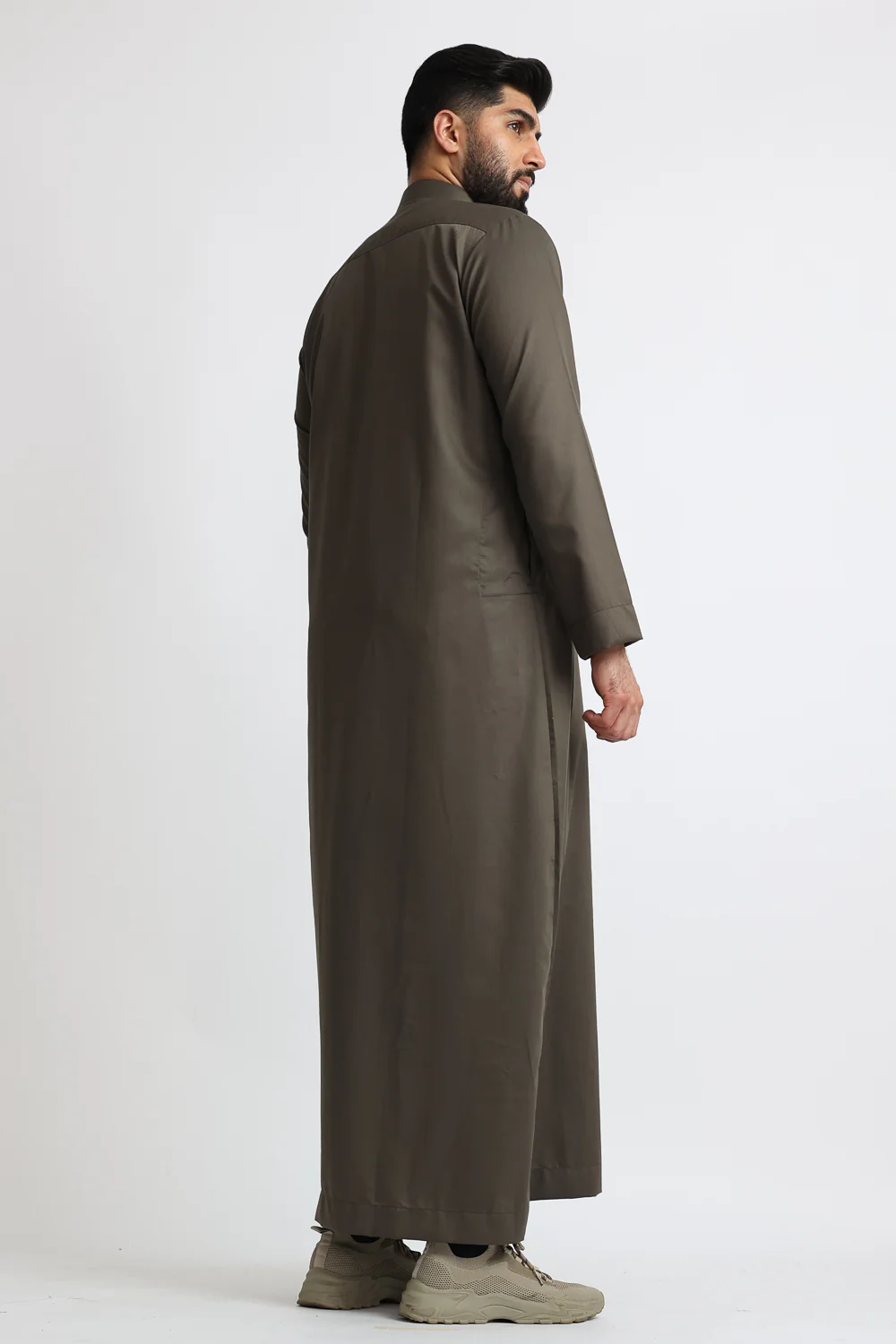 J1517 Dune Saudi Collar Thobe - Image 4